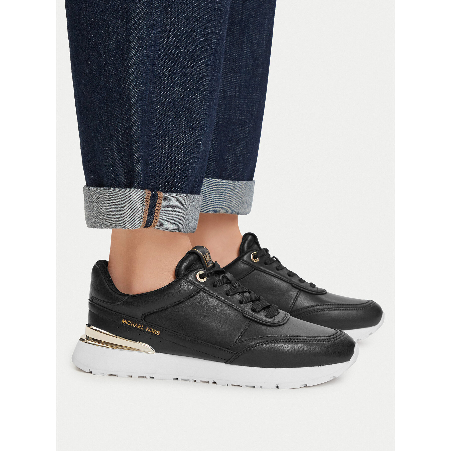 Sneakersy MICHAEL Michael Kors Nova 43T4NVFS1L Černá