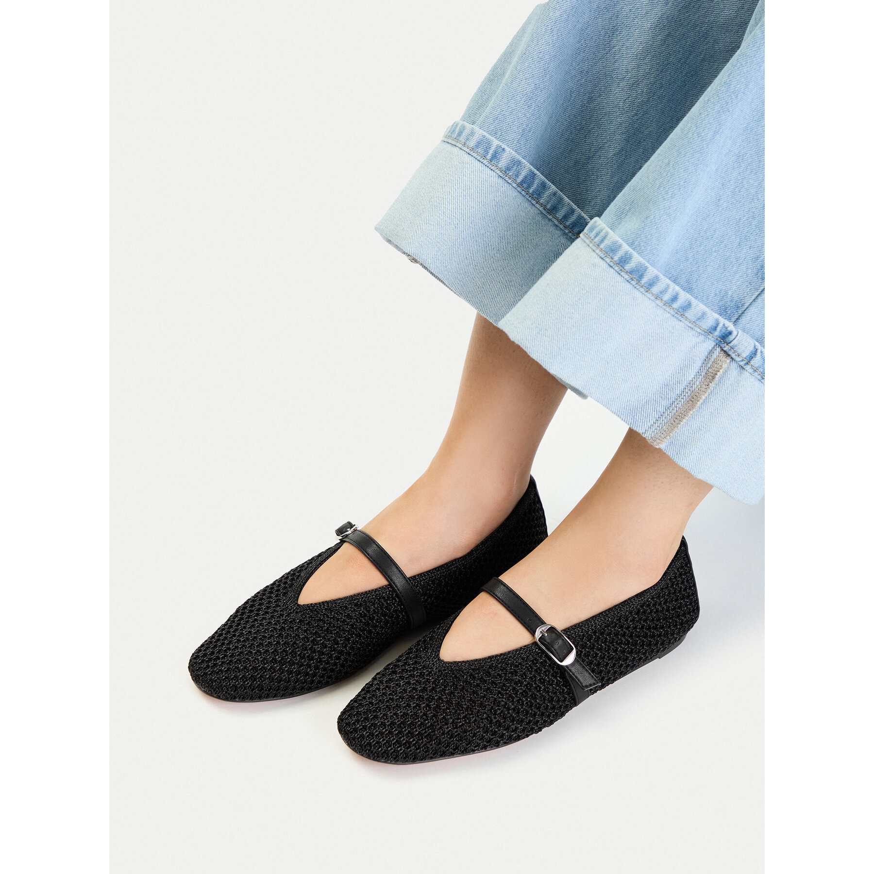 Balerinke Steve Madden Gayla 11005309 Črna