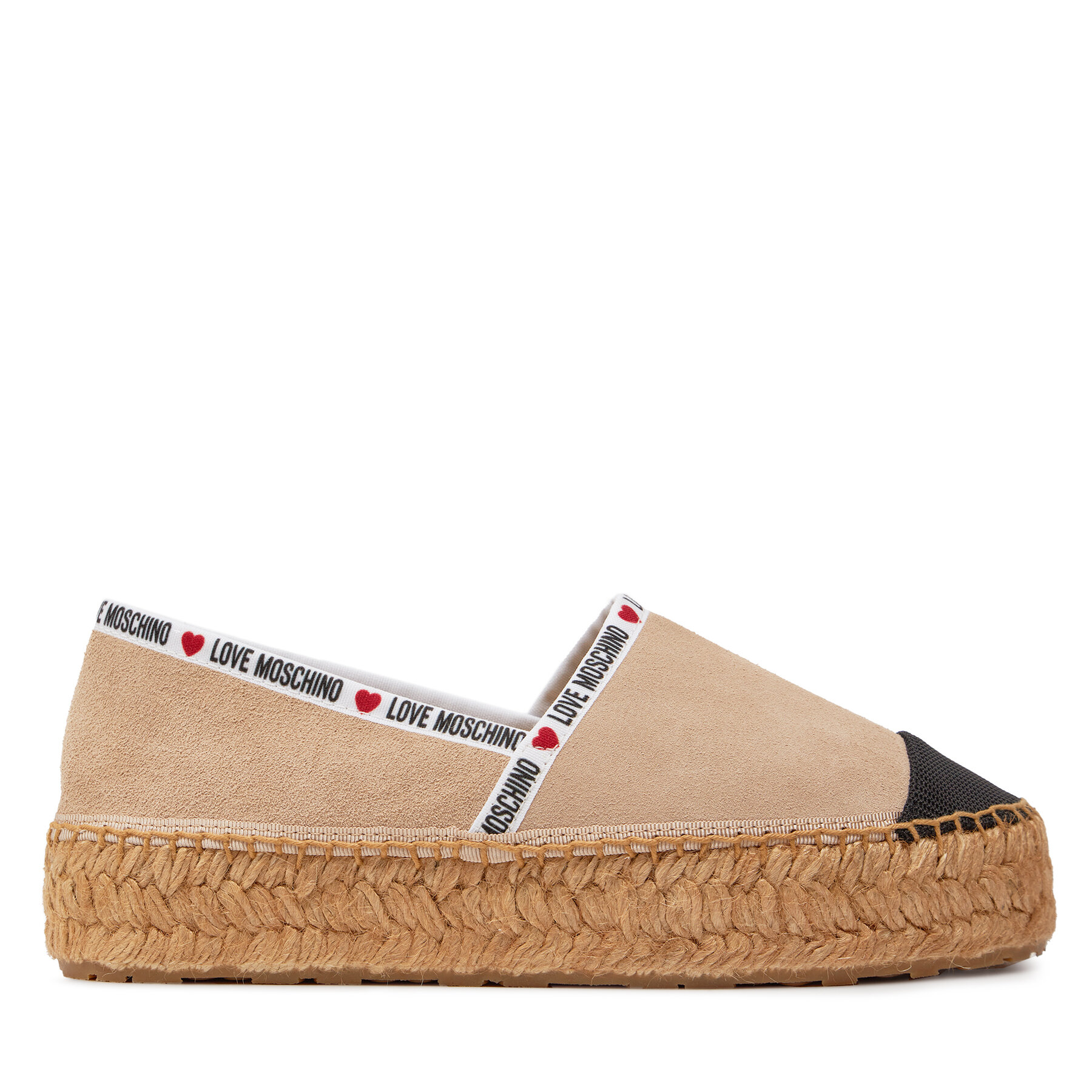 Donna Espadrillas LOVE MOSCHINO, Taglia 39, Beige, JA10553G0IIG0131, taglia : 39