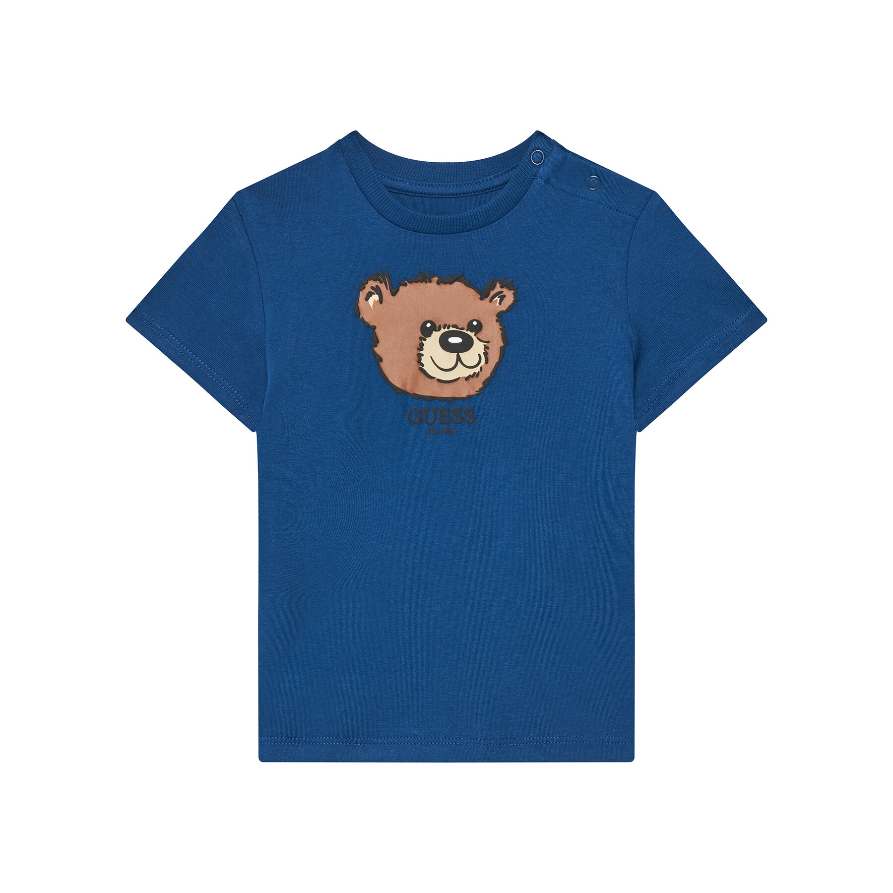 Guess T-Shirt N5YI16 K8HM4 Σκούρο μπλε Regular Fit