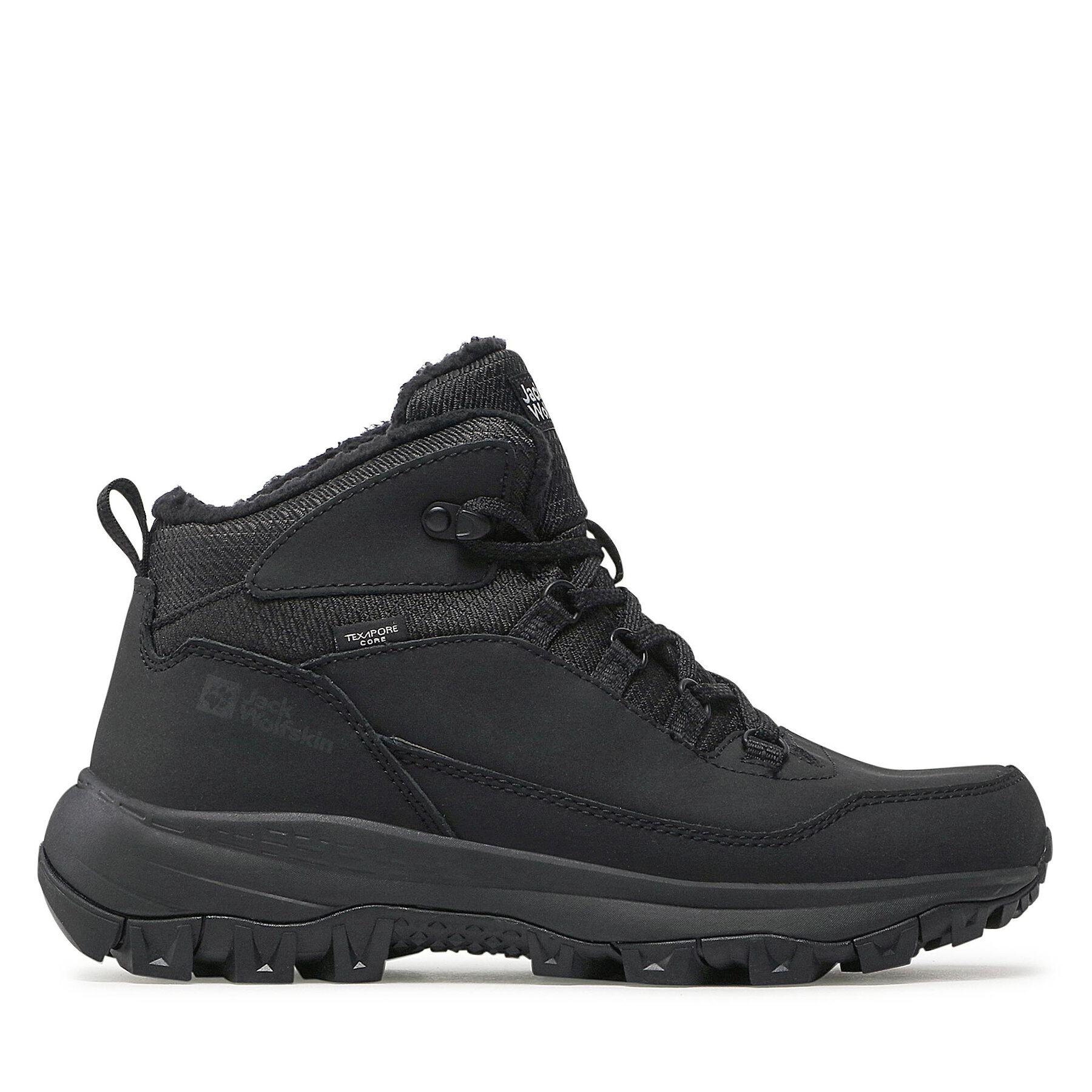 Jack Wolfskin Pánske Trekingová obuv, Rozmer: 42, Čierna, Everquest Texapore Mid M 4053611