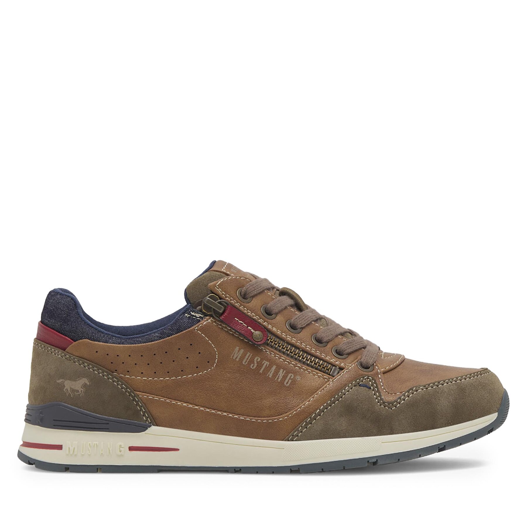 Pánske Sneakersy Mustang, Rozmer: 41, Hnedá, 4154-313