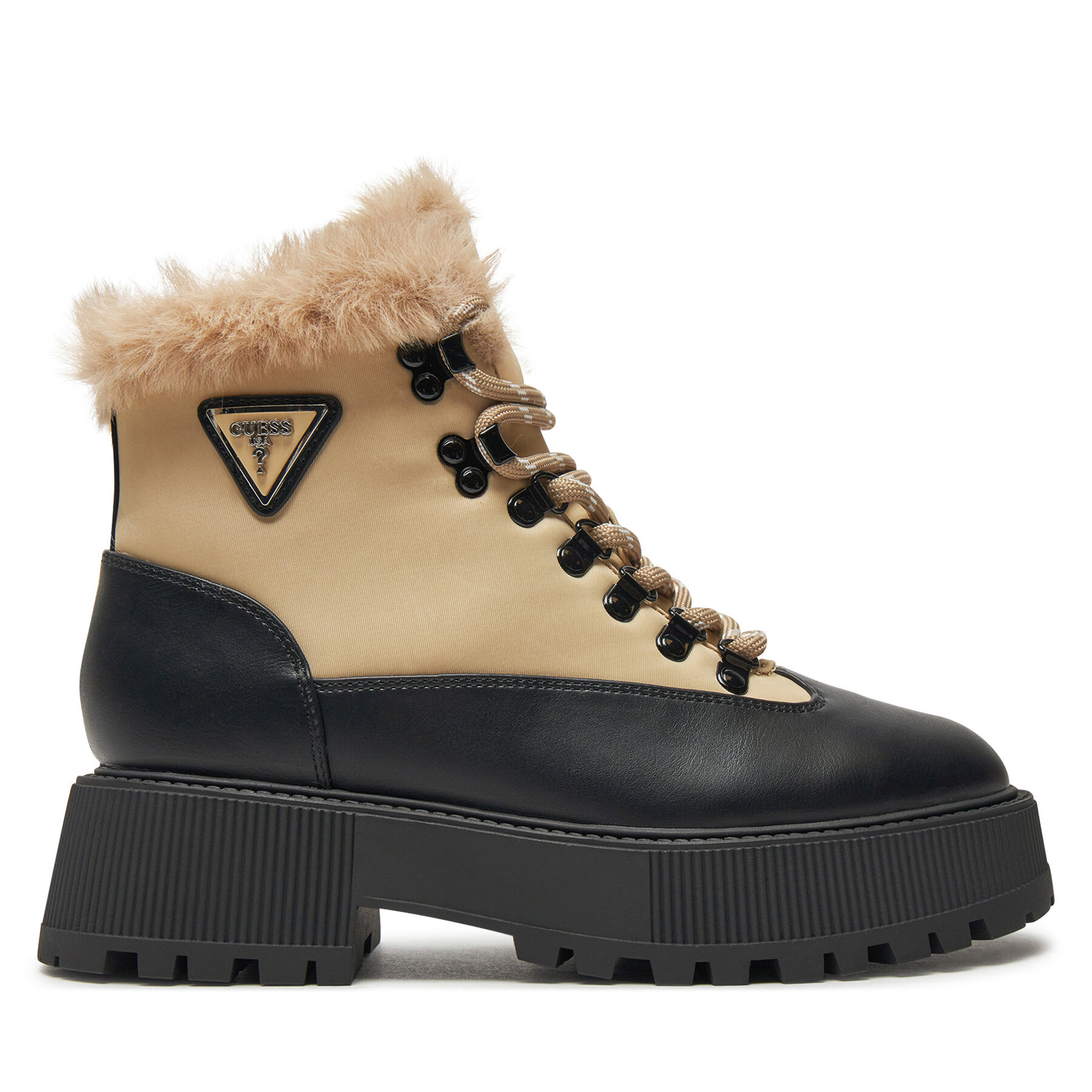 Туристически oбувки Guess Rezim FLFREZ ELE10 Бежов