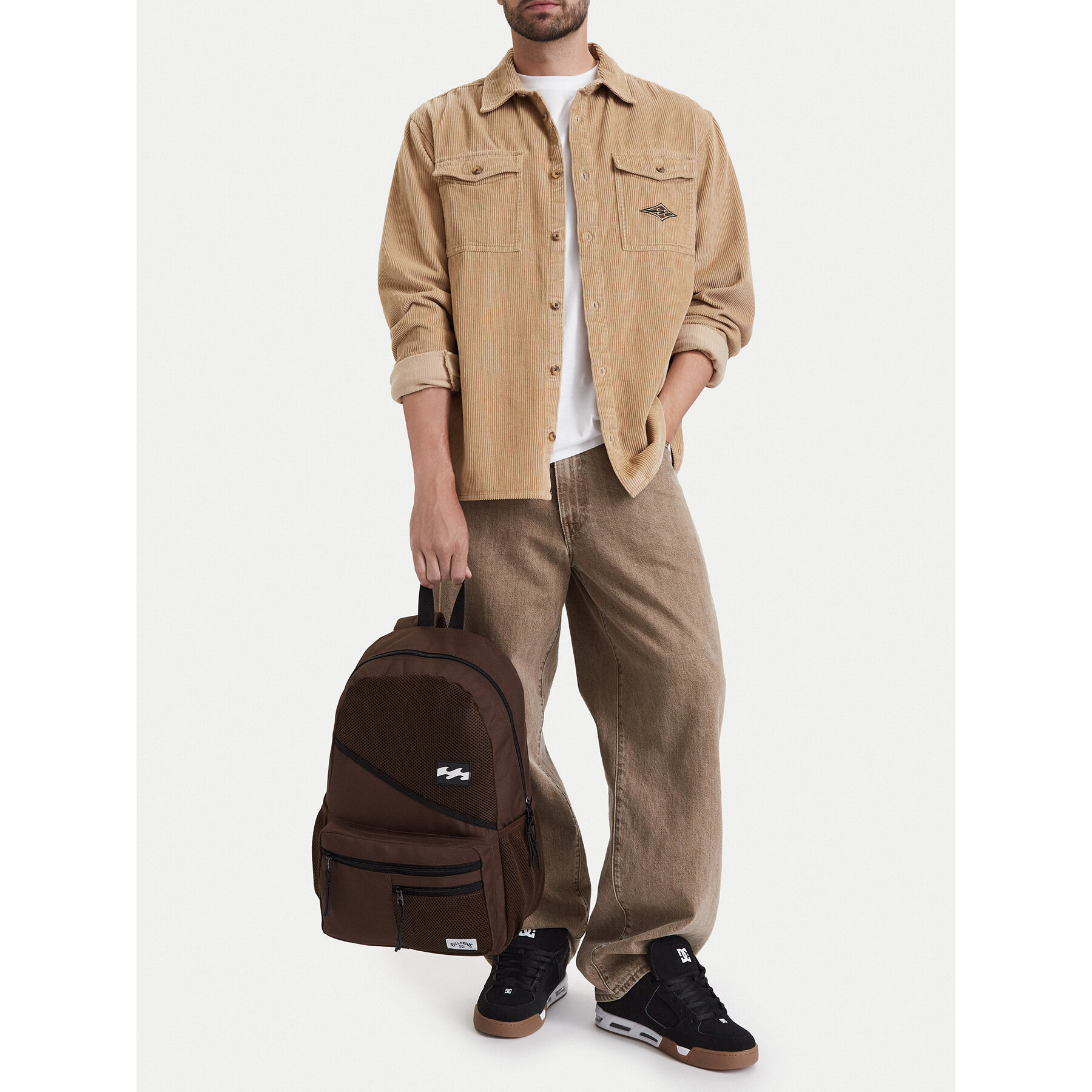 Nahrbtnik Billabong CWBEO-BLB-P-002-10 Temno rjava