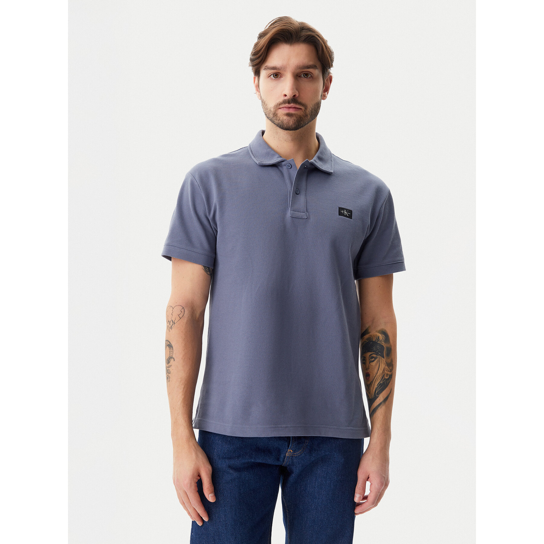 Calvin Klein Jeans Polo J30J327040 Blu Regular Fit