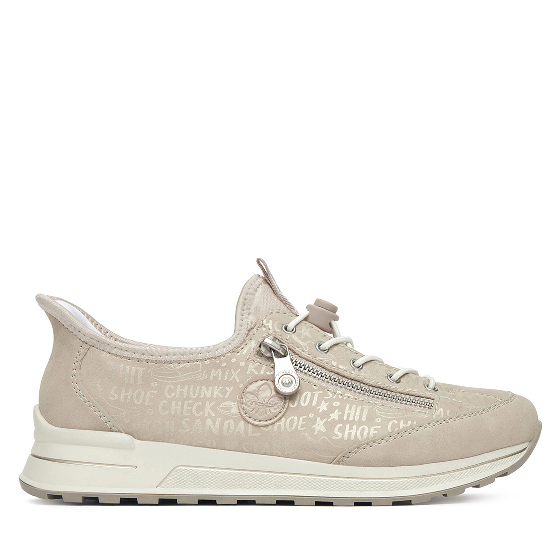 Sneakersy Rieker N1455-62 Béžová