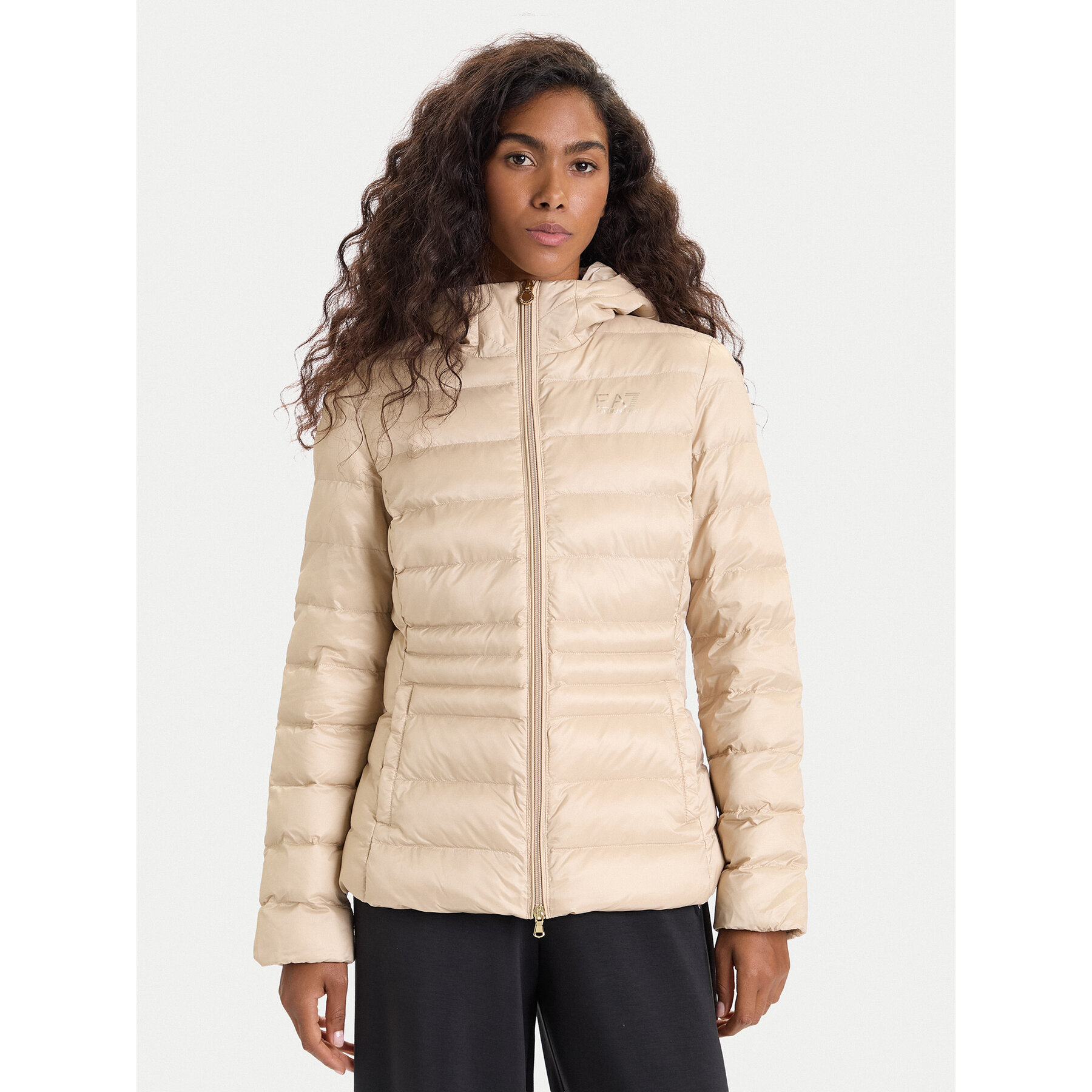 EA7 Emporio Armani Winterjacke 7W000684 AF12475 U1046 Beige Slim Fit