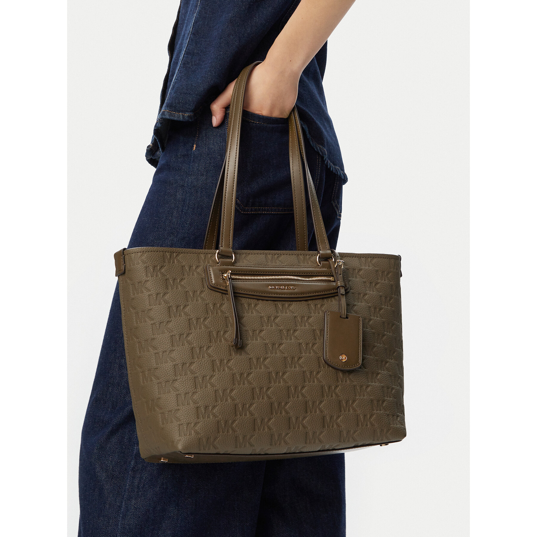 Kabelka MICHAEL Michael Kors 30S6GTVT6B Hnedá