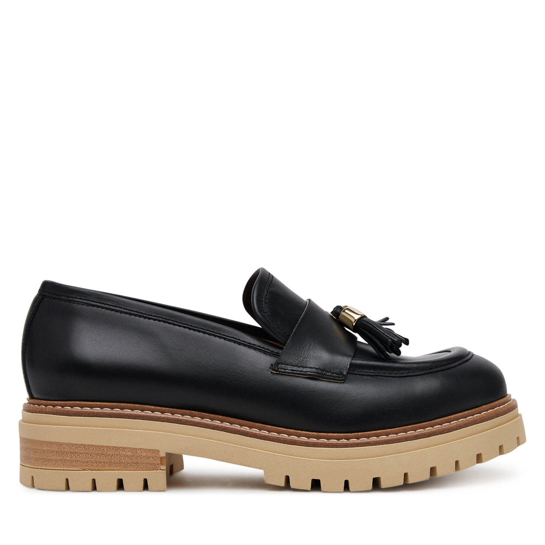 Loaferek Pollini SA10144G1MTC0000 Fekete