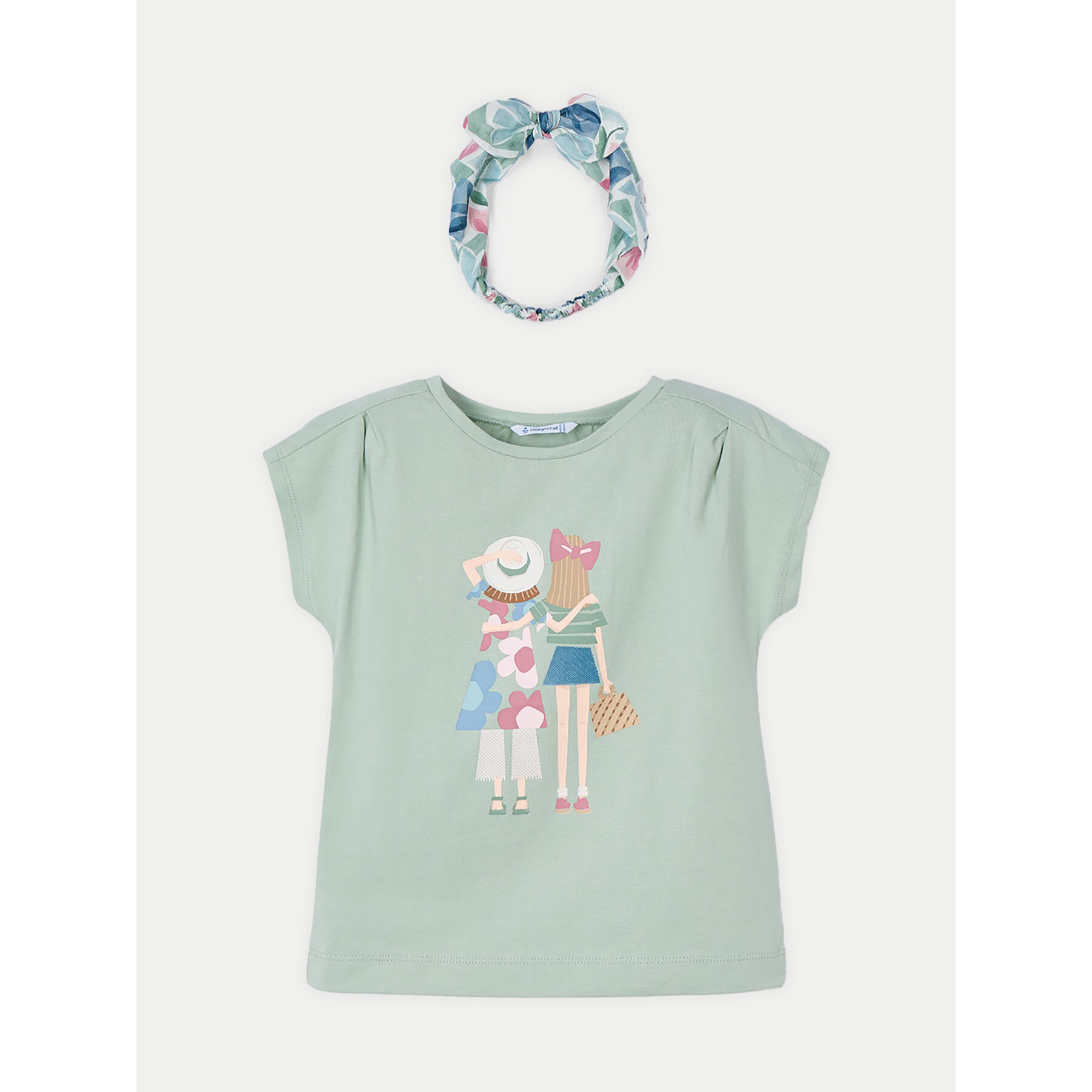 Mayoral Mayoral T-Shirt 3009 Πράσινο Regular Fit