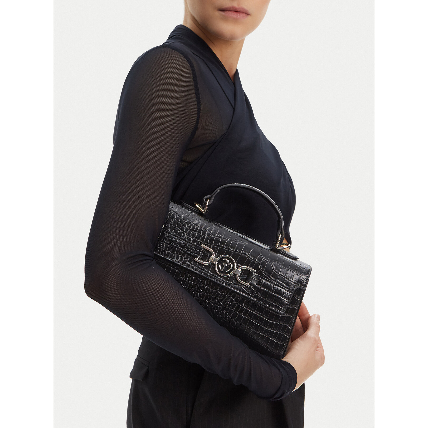 Geantă Eva Minge EO-AMANDA-KY160-1 Negru