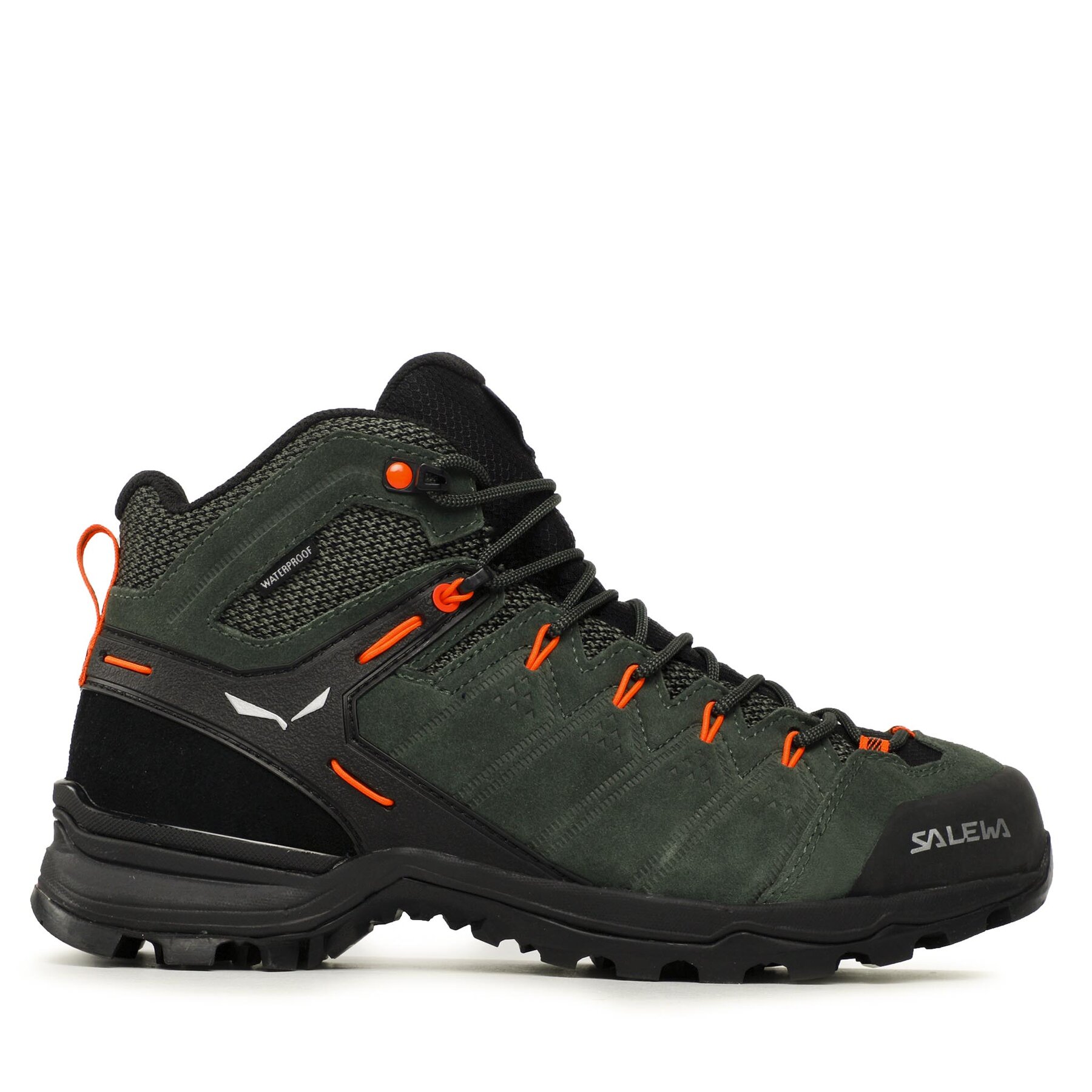 Herren Trekkingschuhe Salewa, Schuhgröße 43, Grün, Ms Alp Mate Mid Ptx 61384-5400