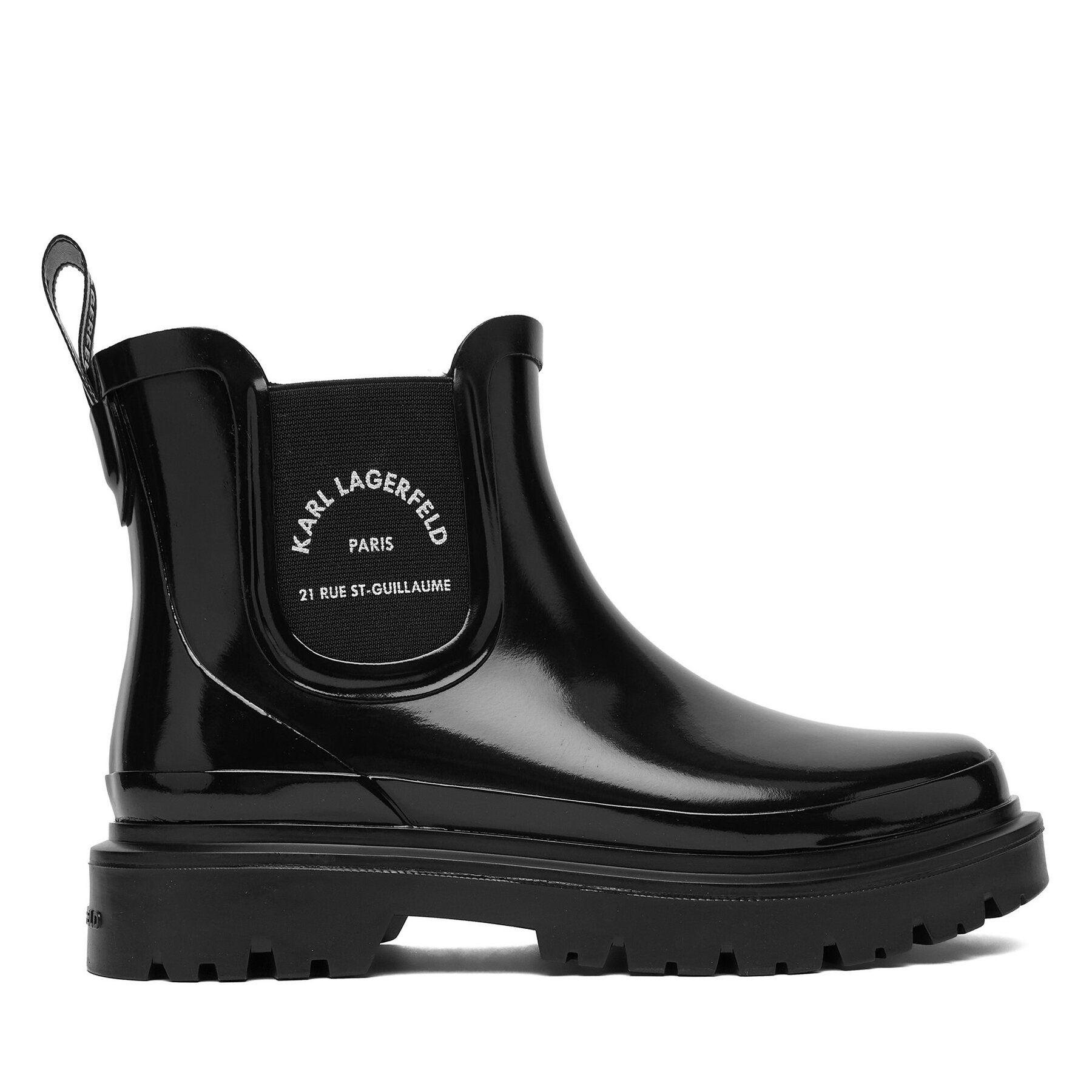 Gumáky KARL LAGERFELD KL47140 Čierna