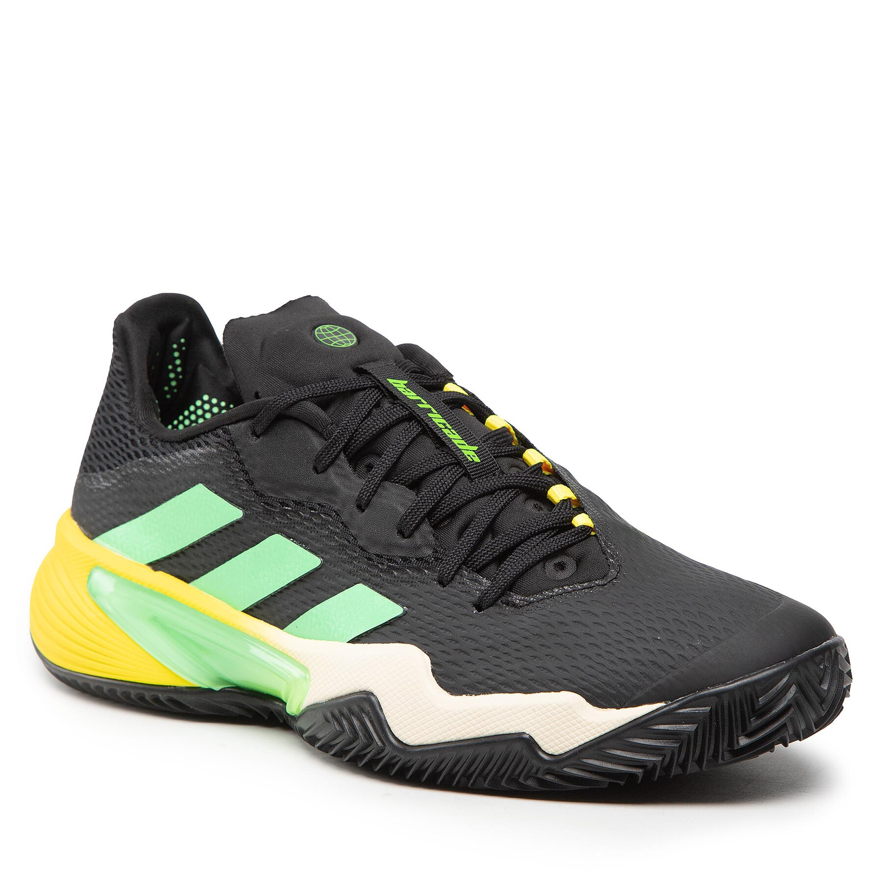 Pantofi adidas Barricade M Clay GY1435 Cloud White/Beam Green/Beam Yellow adidas imagine super redus 2022