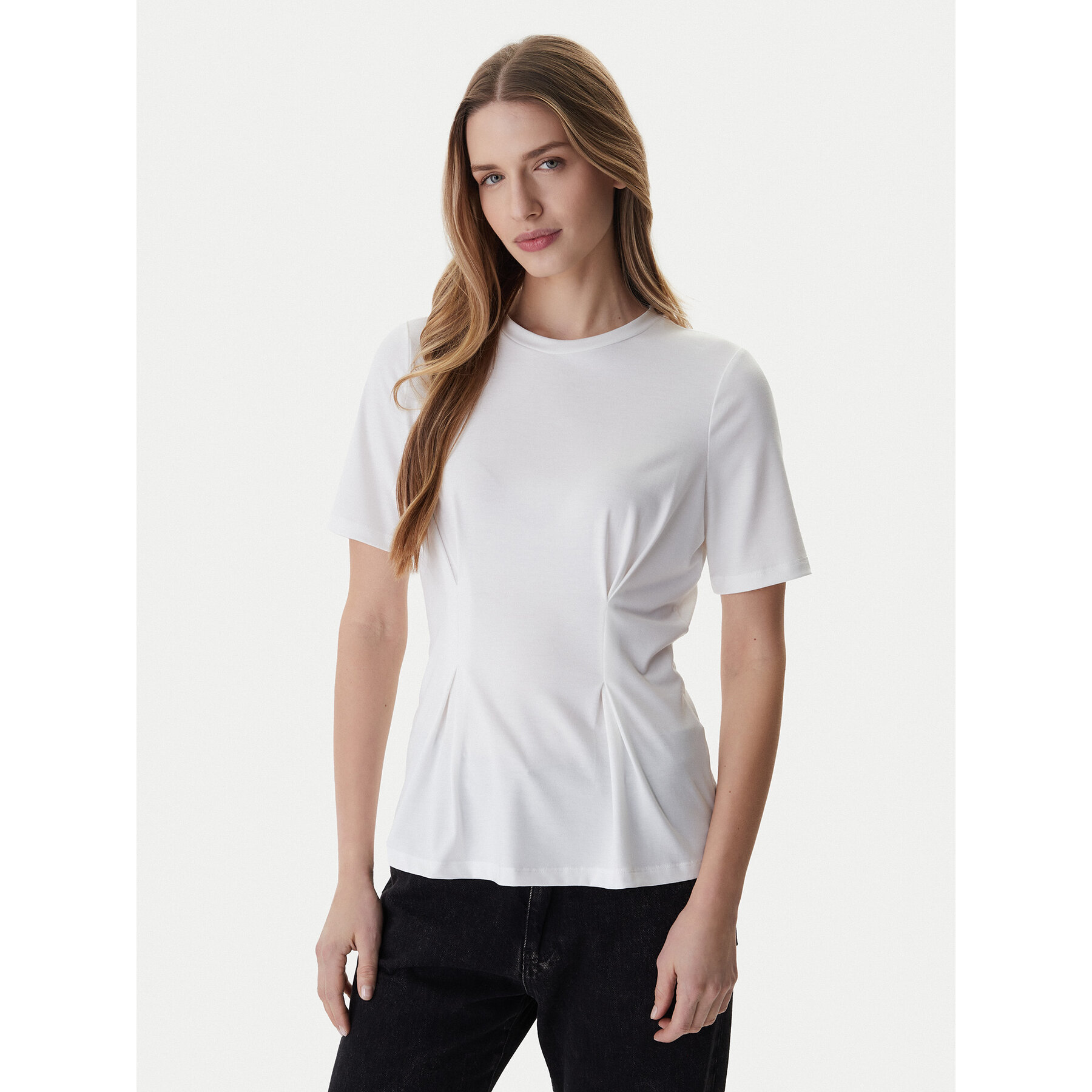 ONLY Top Elena 15368451 Bijela Slim Fit
