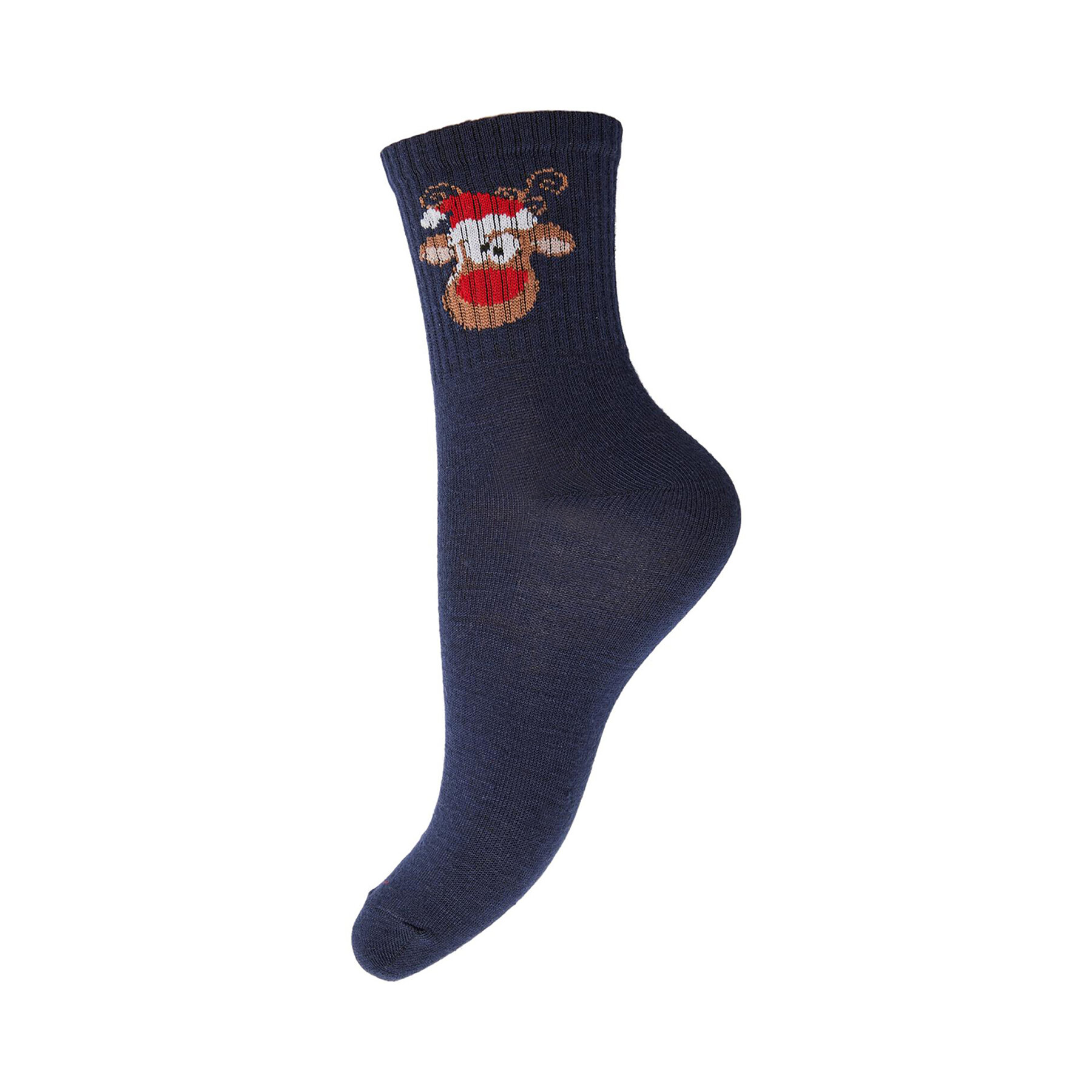 

Високі жіночі шкарпетки Pieces Ally Christmas 17132837 Sky Captain/Reindeer, Cиній