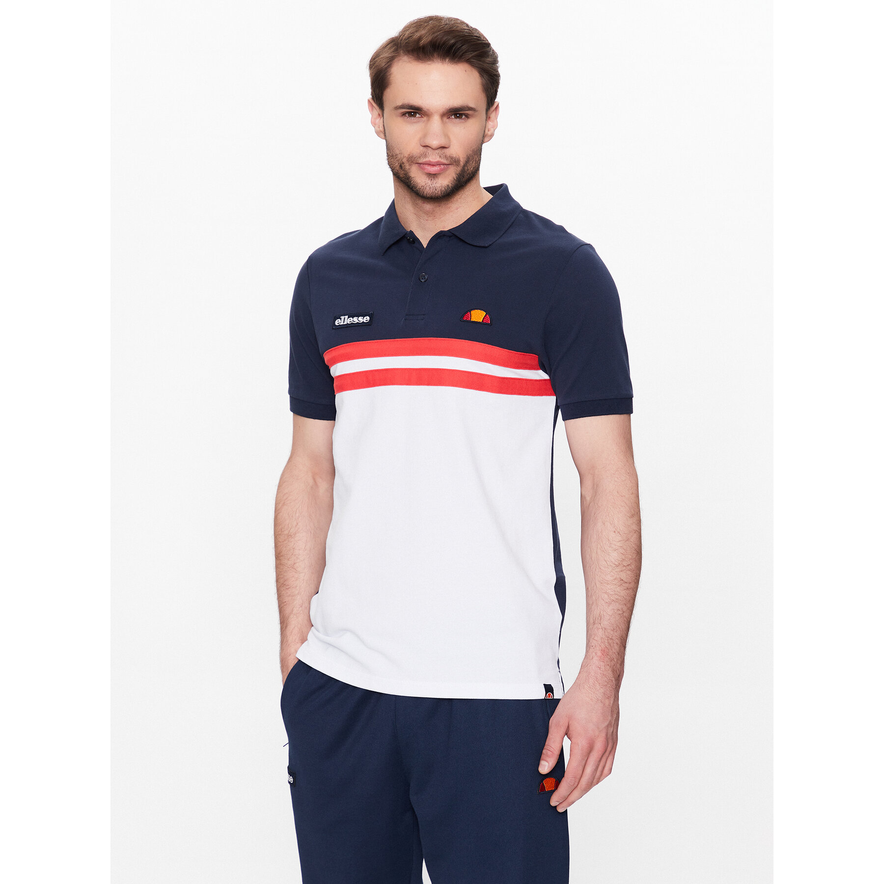 Ellesse Polo Muccio SHR16895 Blu scuro Regular Fit