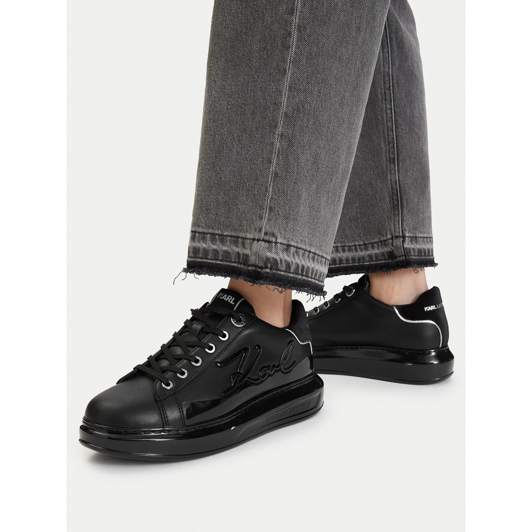 Sneakers KARL LAGERFELD KL62548F Negru