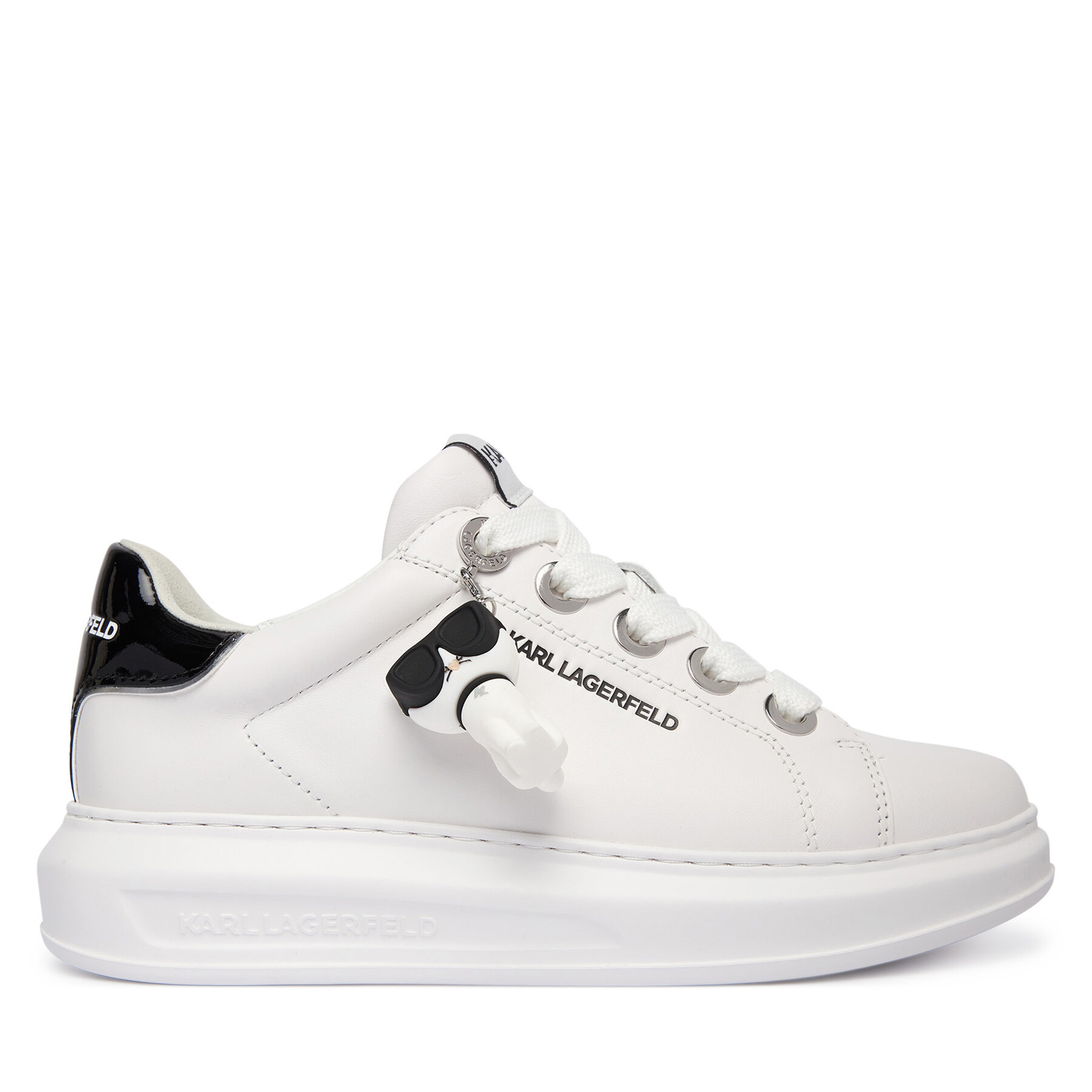 Sneakers KARL LAGERFELD Kapri KL62536C Alb