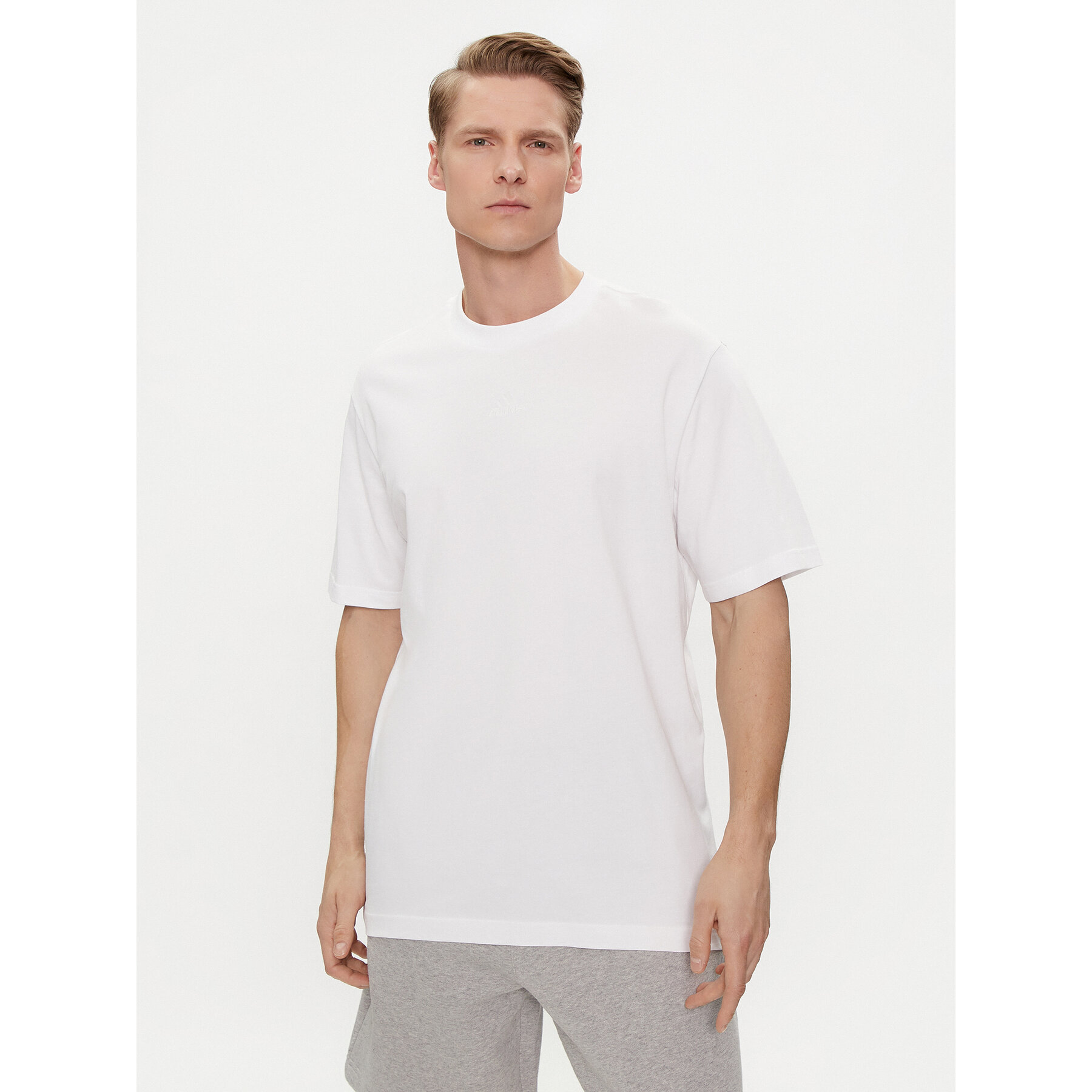 adidas T-Shirt IR8364 Λευκό Loose Fit