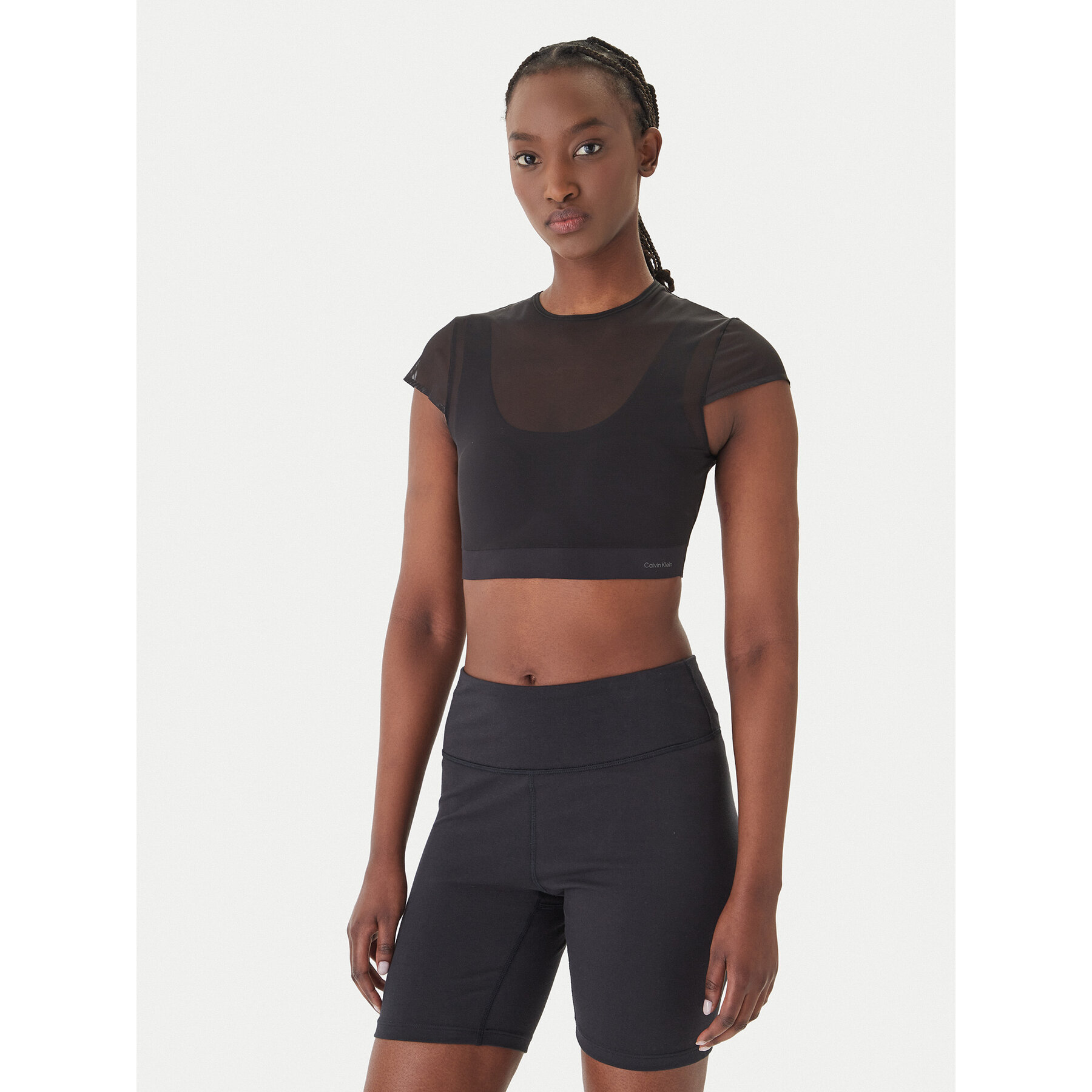 Calvin Klein Performance T-Shirt LVGWS6K219 Schwarz Slim Fit