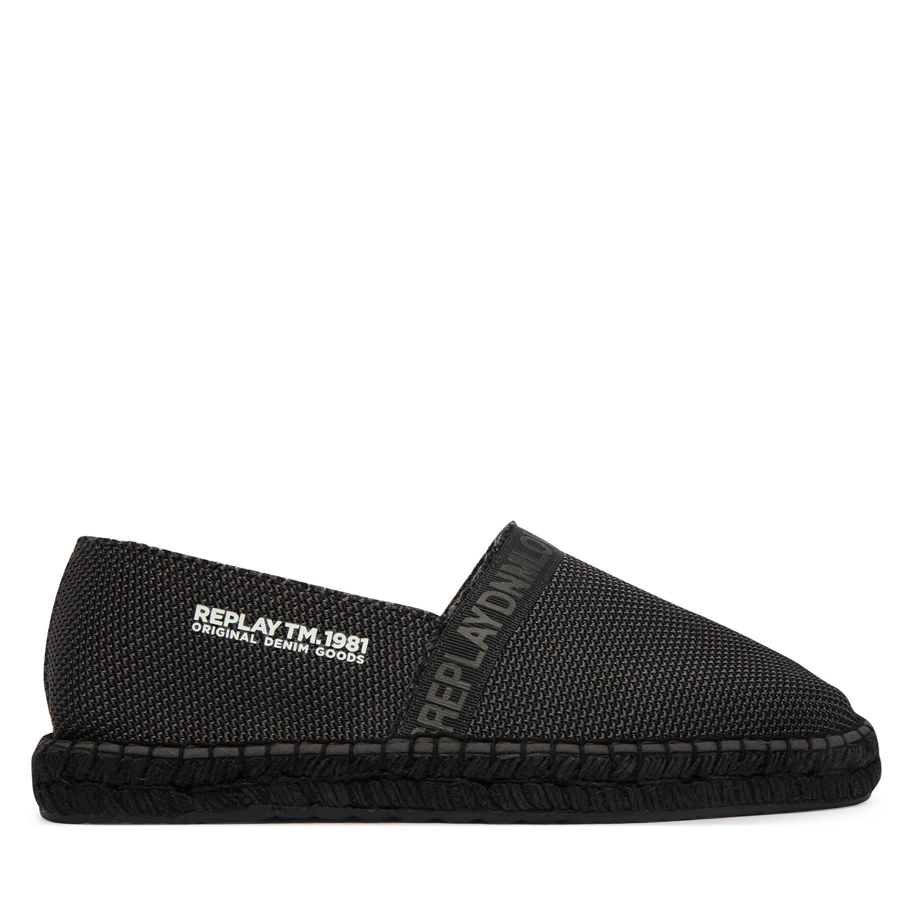 Espadrilles REPLAY GMF16 .000.C0060T Fekete