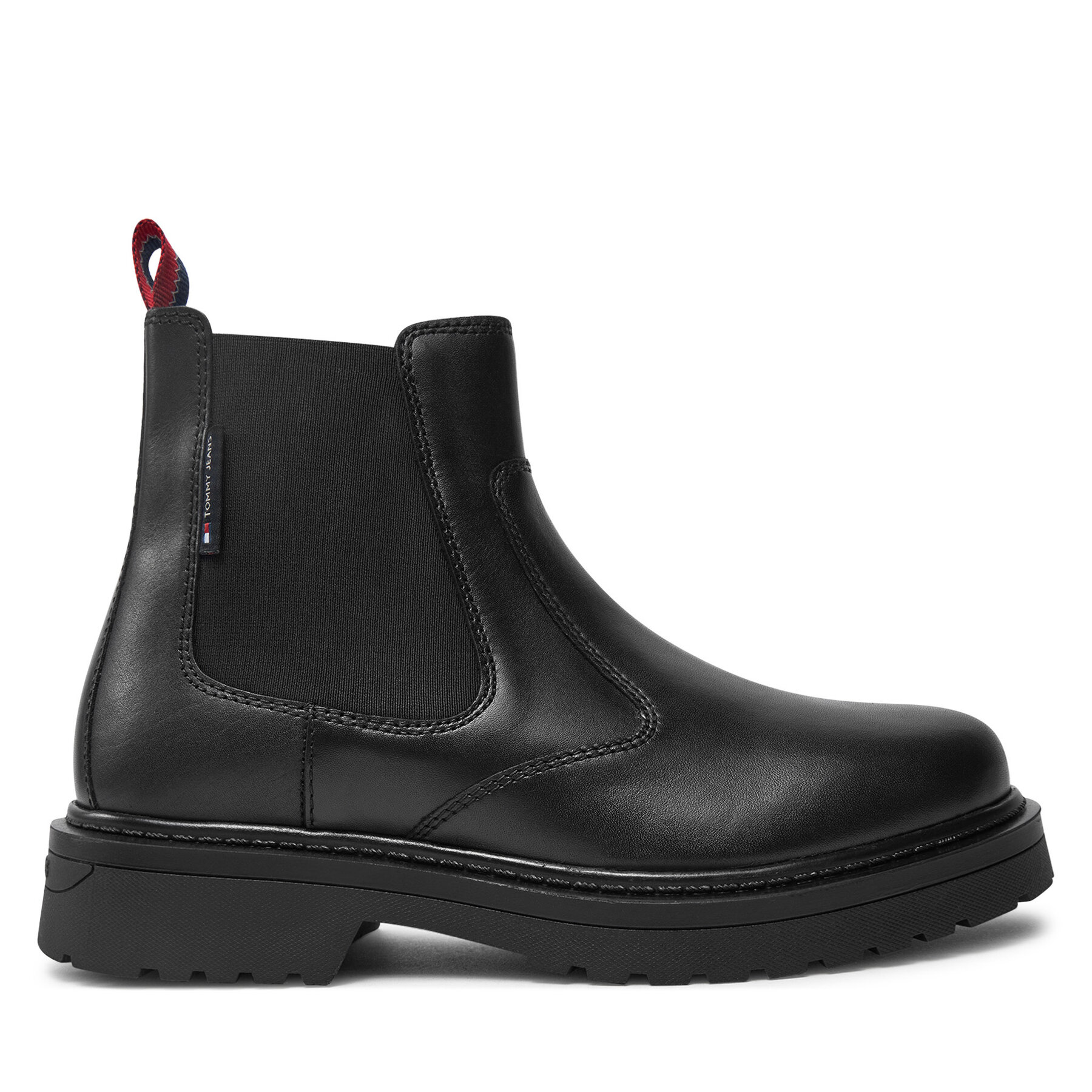 Pánske Členková obuv s elastickým prvkom Tommy Jeans, Rozmer: 40, Čierna, EM0EM01469