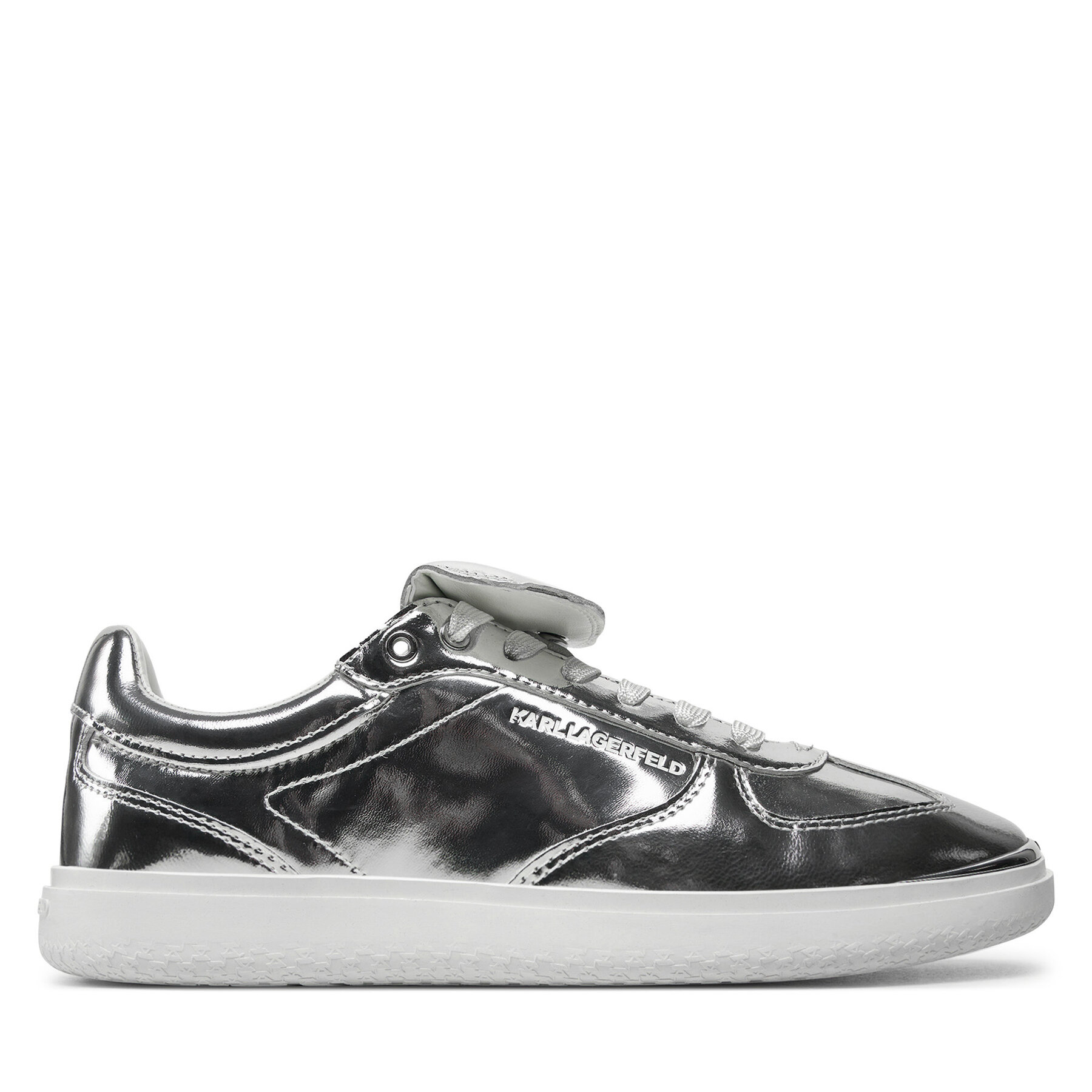 Sneakersy KARL LAGERFELD KL63820 Strieborná