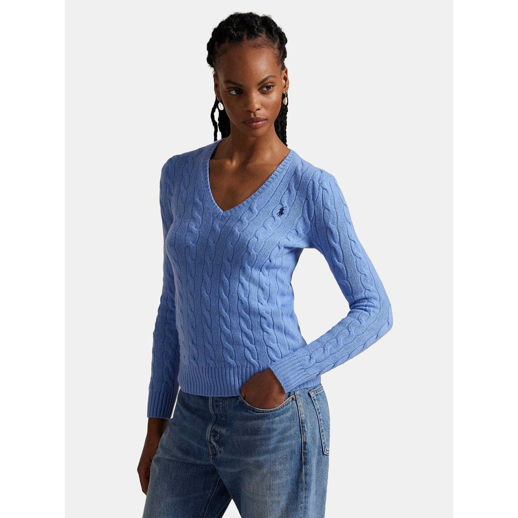 Polo Ralph Lauren Pullover 211971866004 Blau Slim Fit