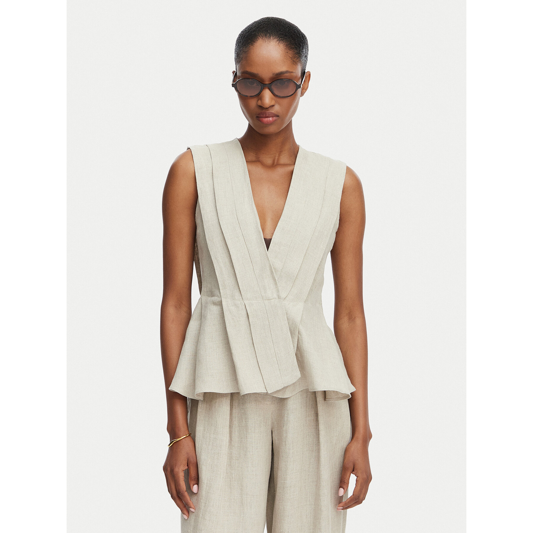 Marella Bluse Vallo 2613161042 Beige Regular Fit