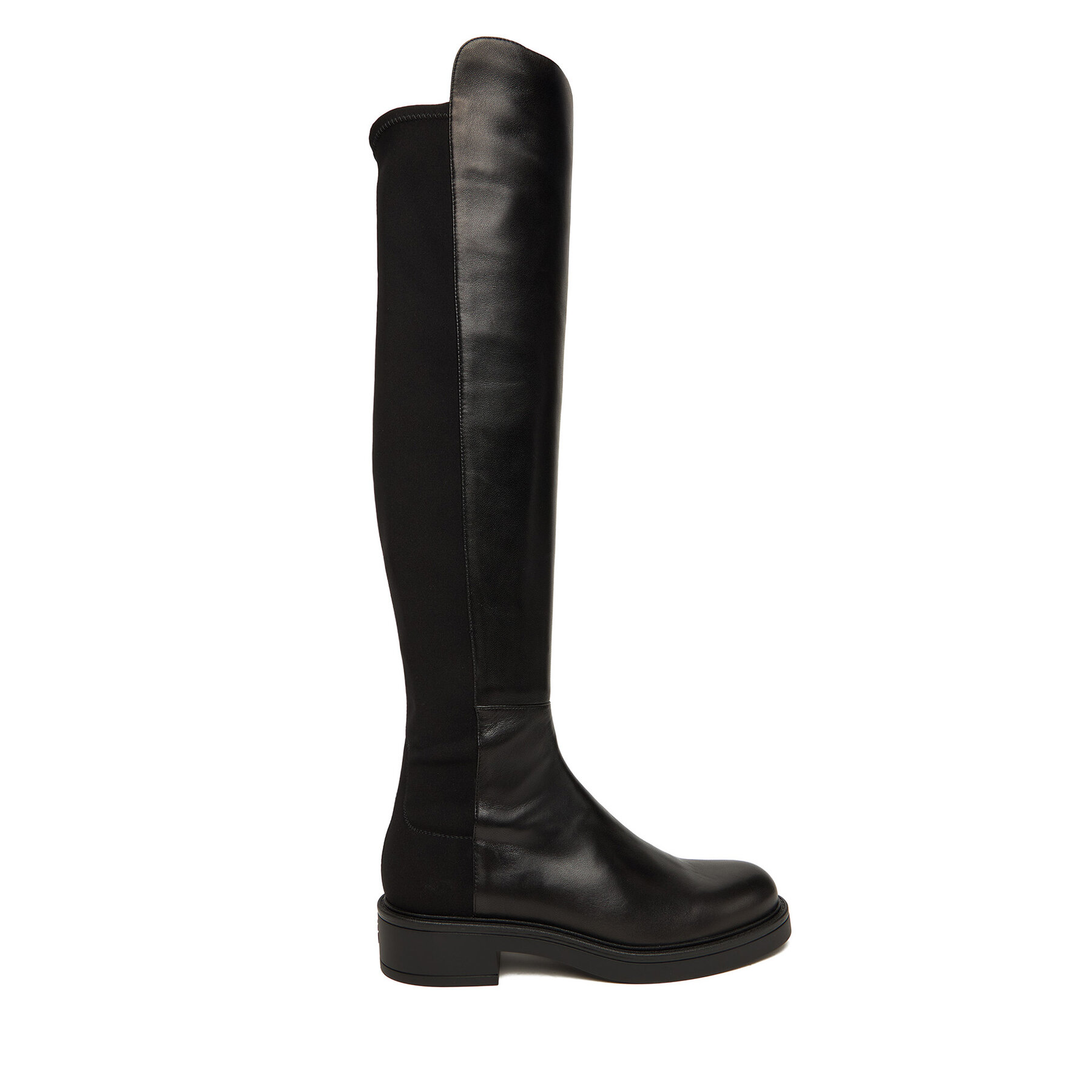 Cizme lungi muschetar Stuart Weitzman Celia SM396 Negru