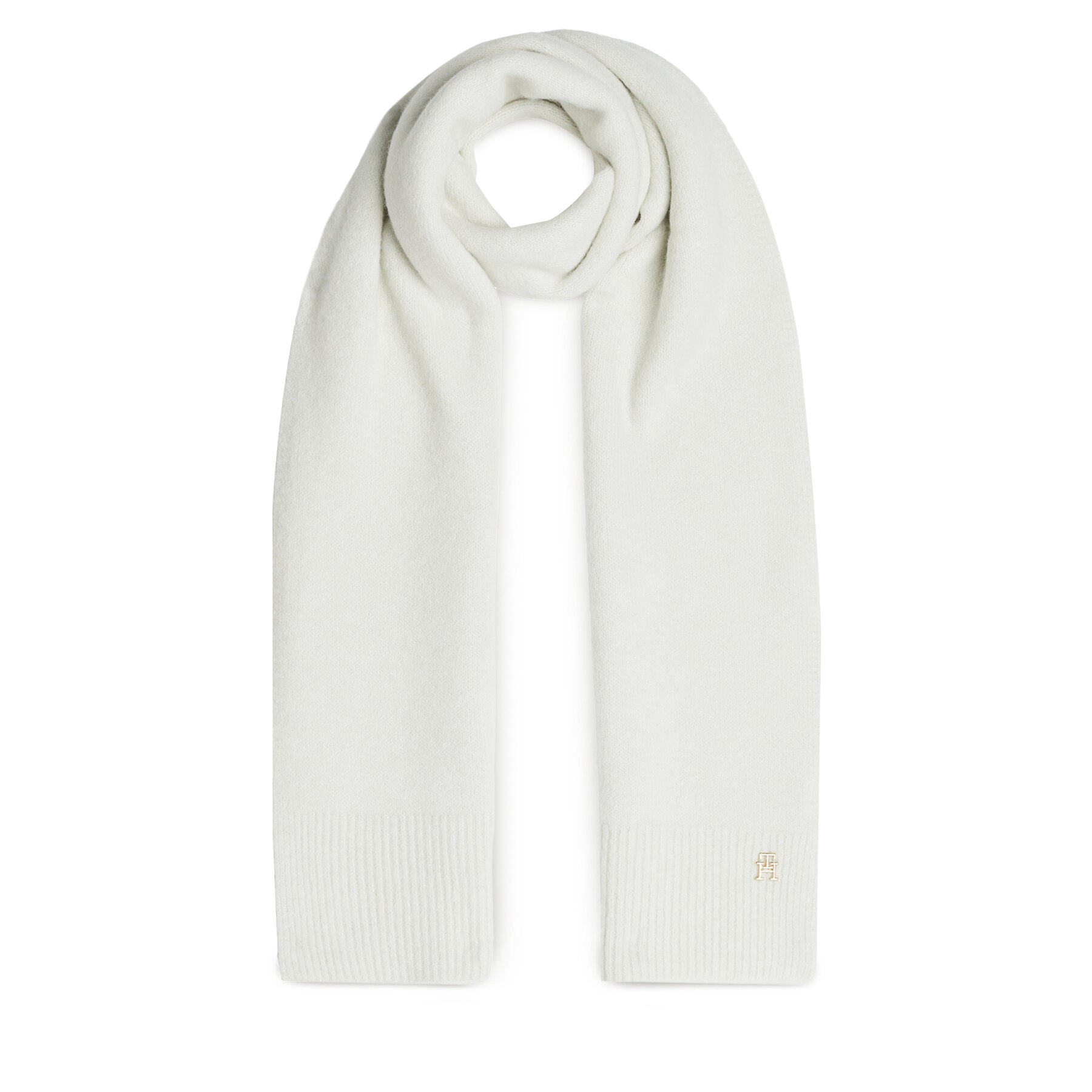 Bufanda Tommy Hilfiger Luxe AW0AW16646 Blanco