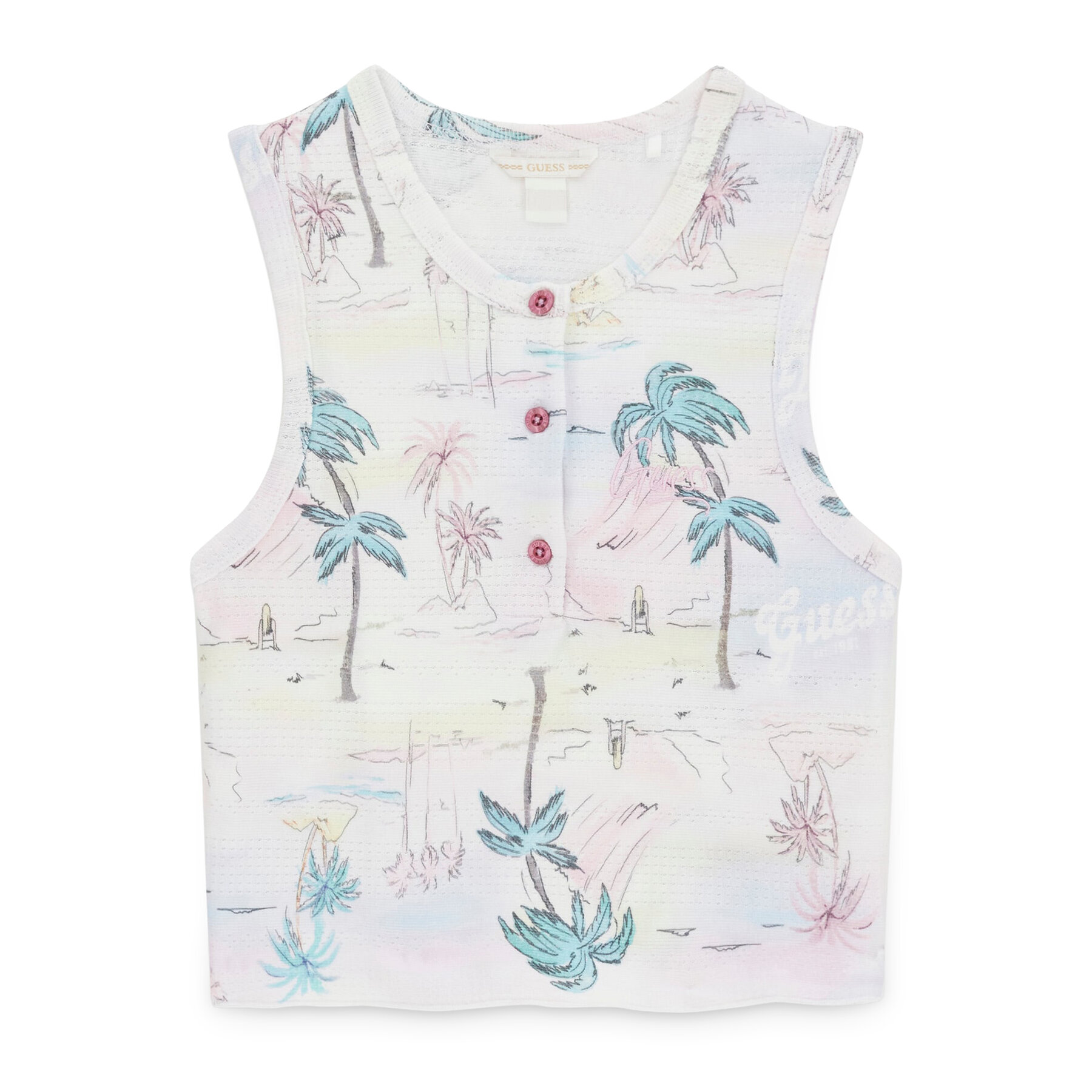 Guess Τοπ J6GI02 KF794 Έγχρωμο Slim Fit