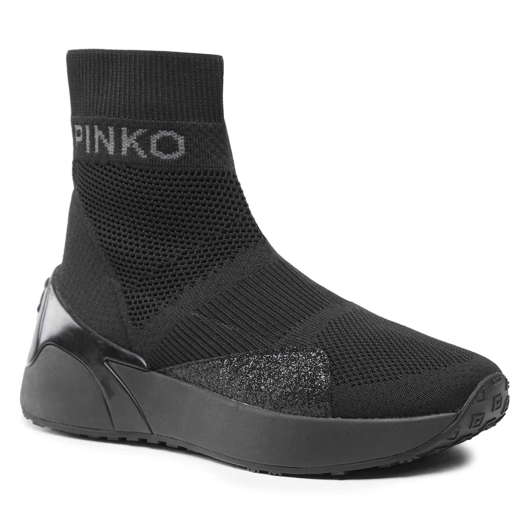 Superge Pinko Stockton Sneaker AI 23-24 BLKS1 101785 A15G Black Z99