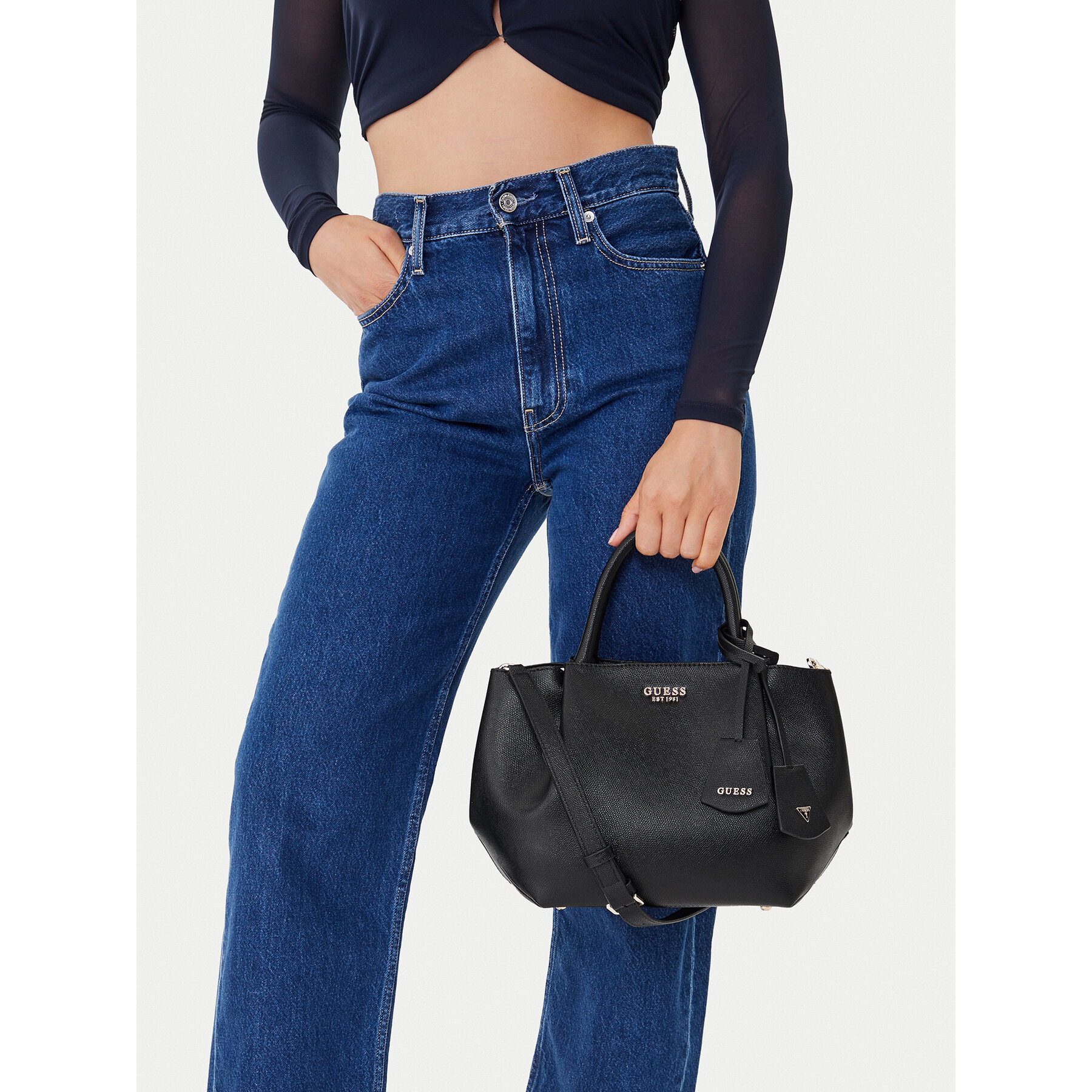 Дамска чанта Guess Amorette HWBG78 98060 Черен