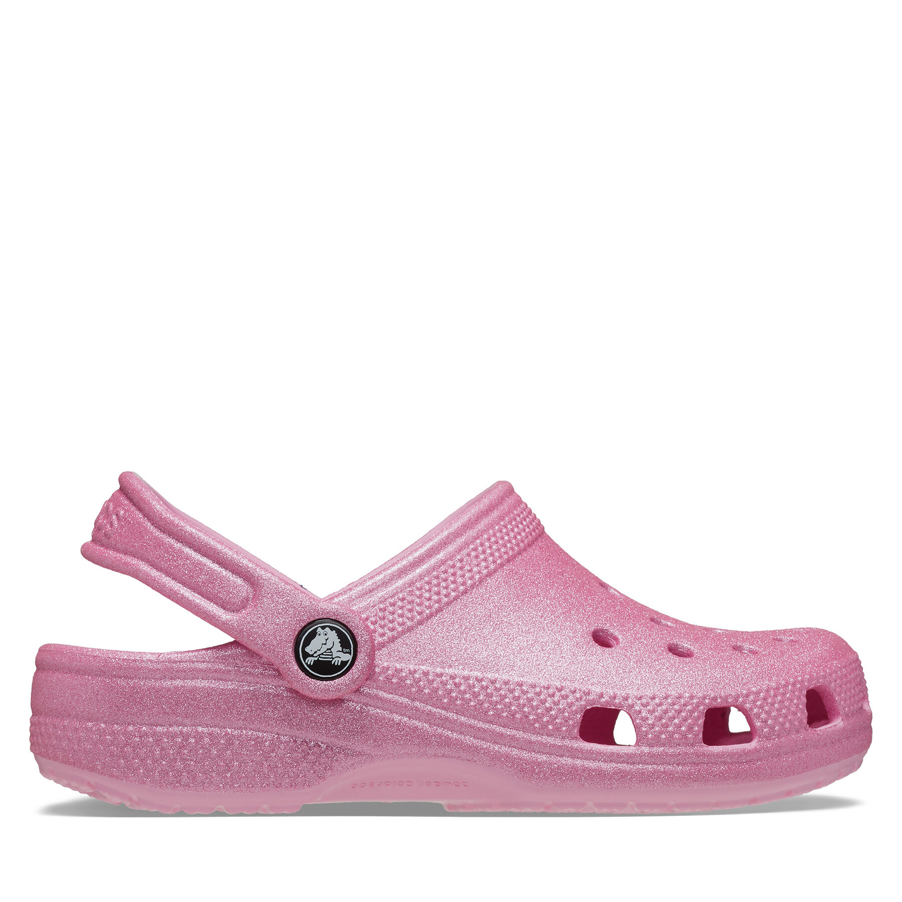 Šľapky Crocs Classic Glitter Clog K 206993 Ružová