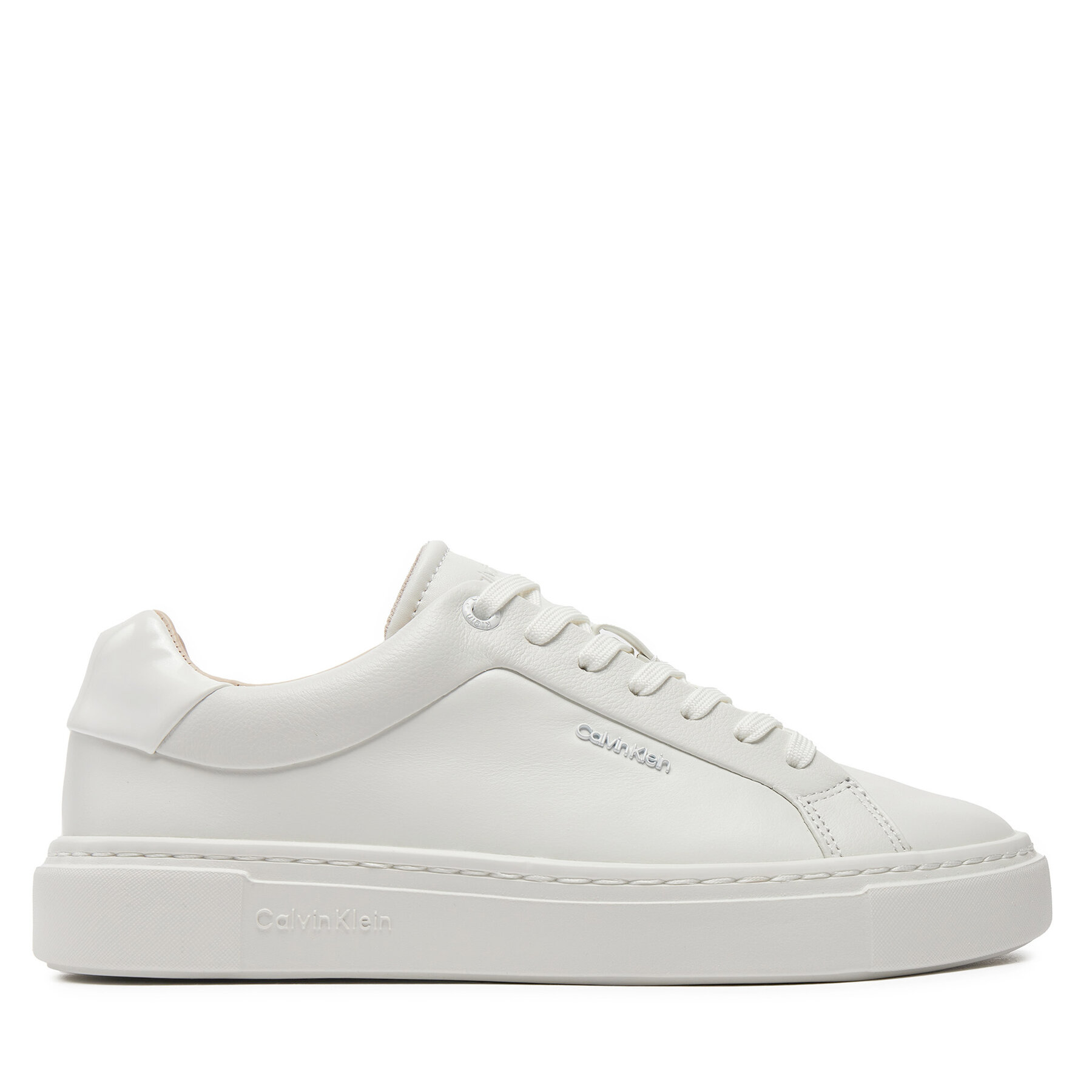 Sneakers Calvin Klein Cupsole Lace Up W/Ml Lth HW0HW02119 Vit