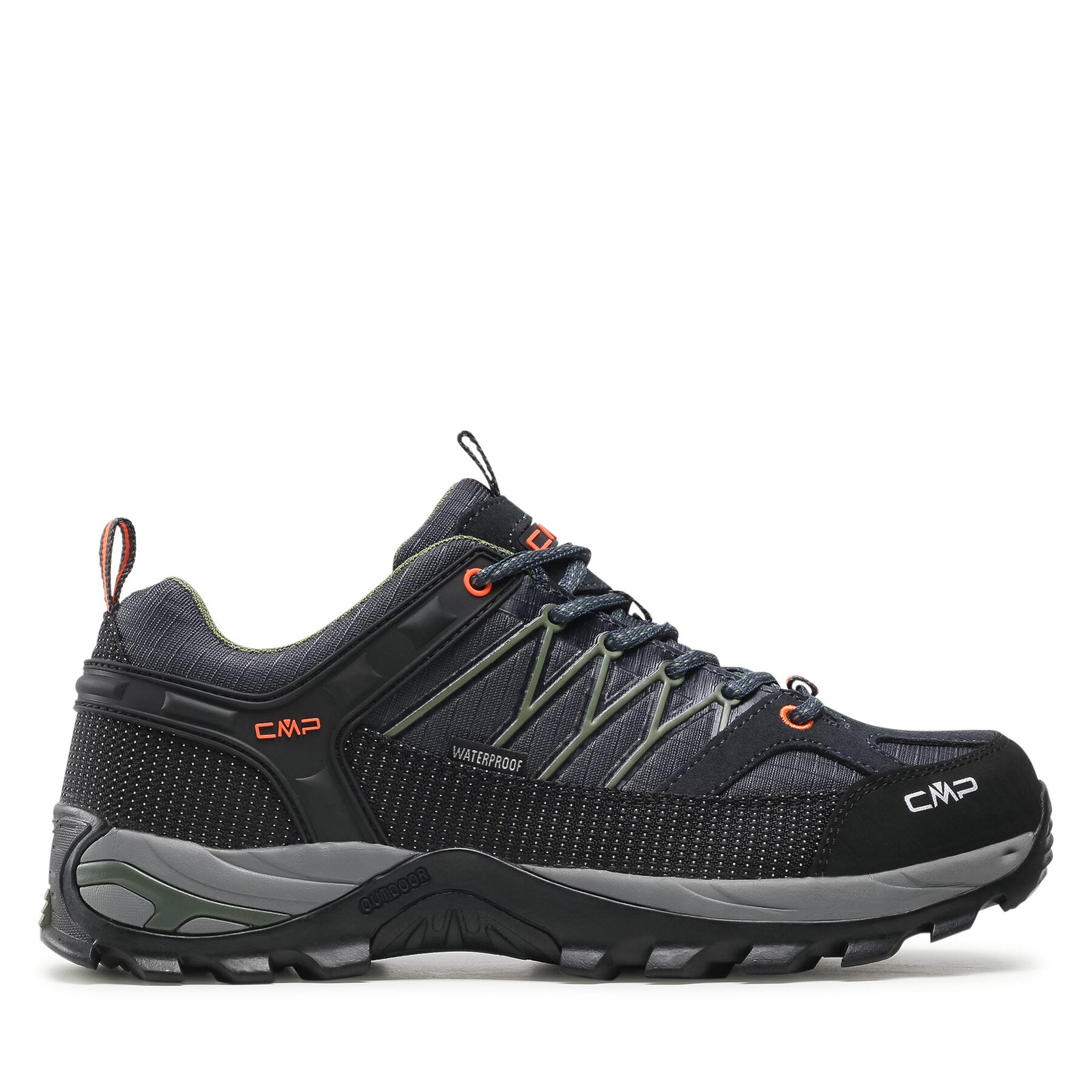 Παπούτσια πεζοπορίας CMP Rigel Low Trekking Shoe Wp 3Q54457 Μαύρο