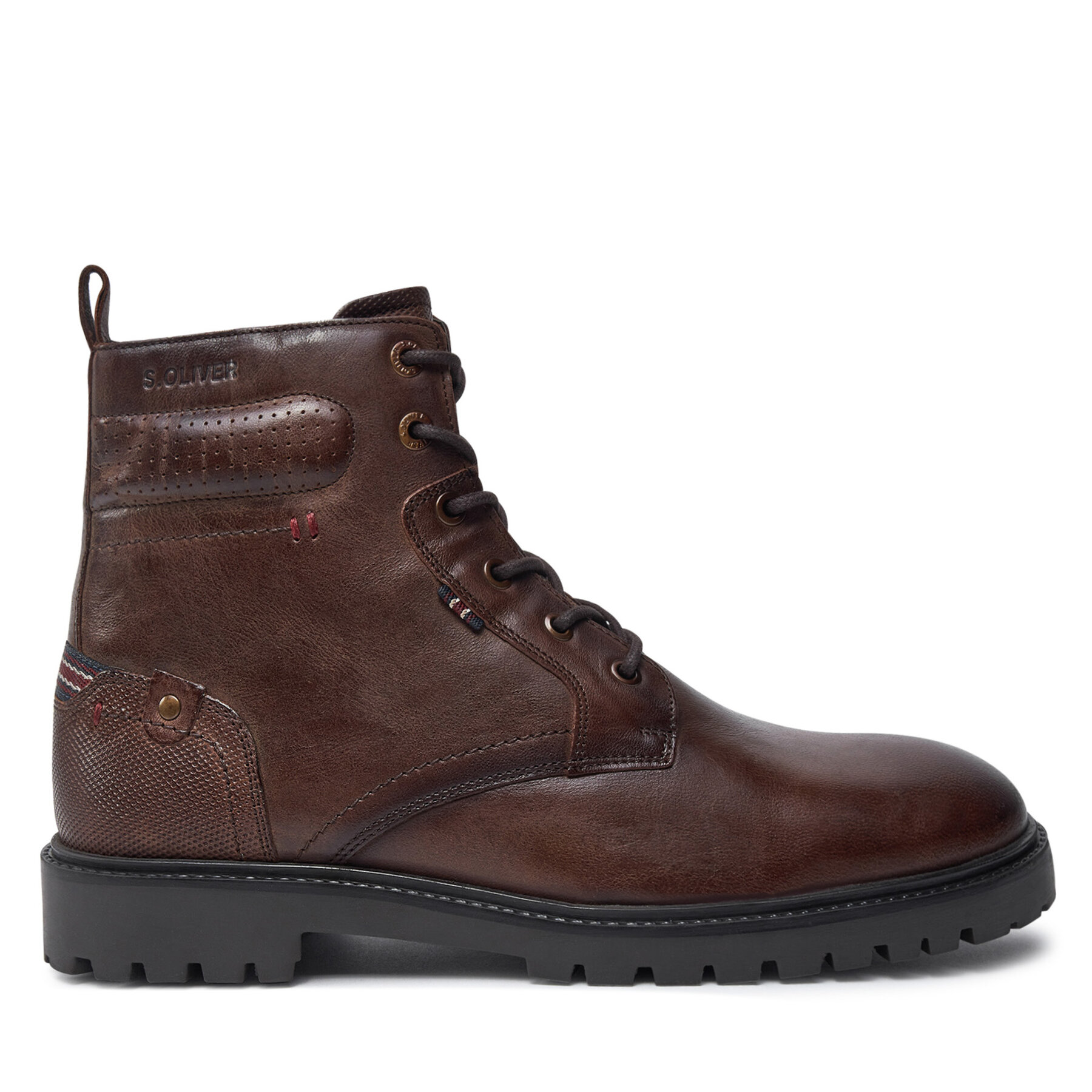 Herren Schnürschuhe s.Oliver, Schuhgröße 42, Braun, 5-15220-43