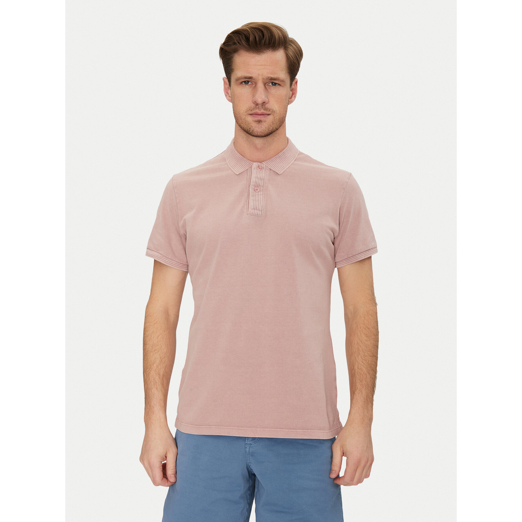 Blend Polo 20717920 Rosa Regular Fit
