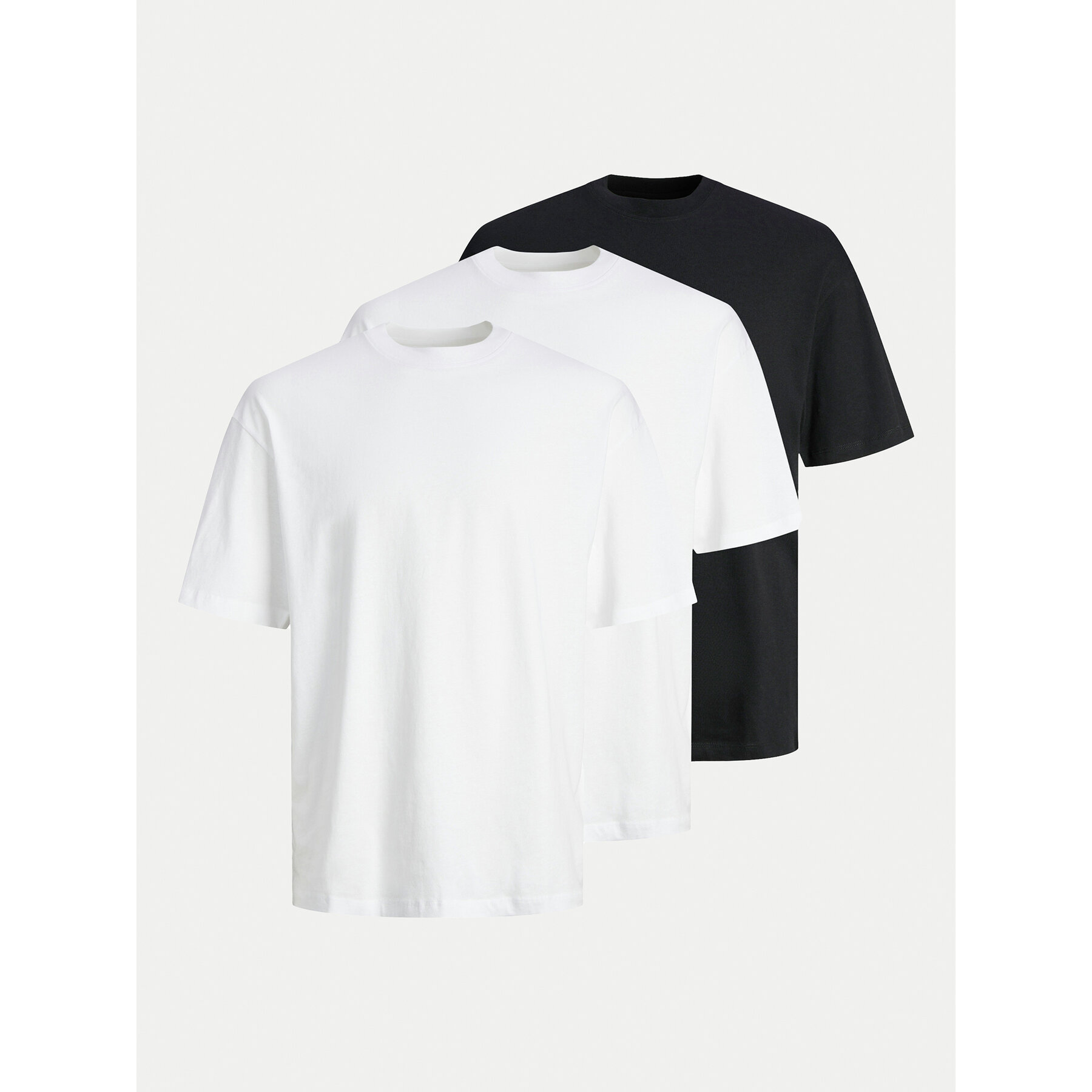 Jack & Jones Σετ t-shirts Hugo 12284202 Έγχρωμο Loose Fit