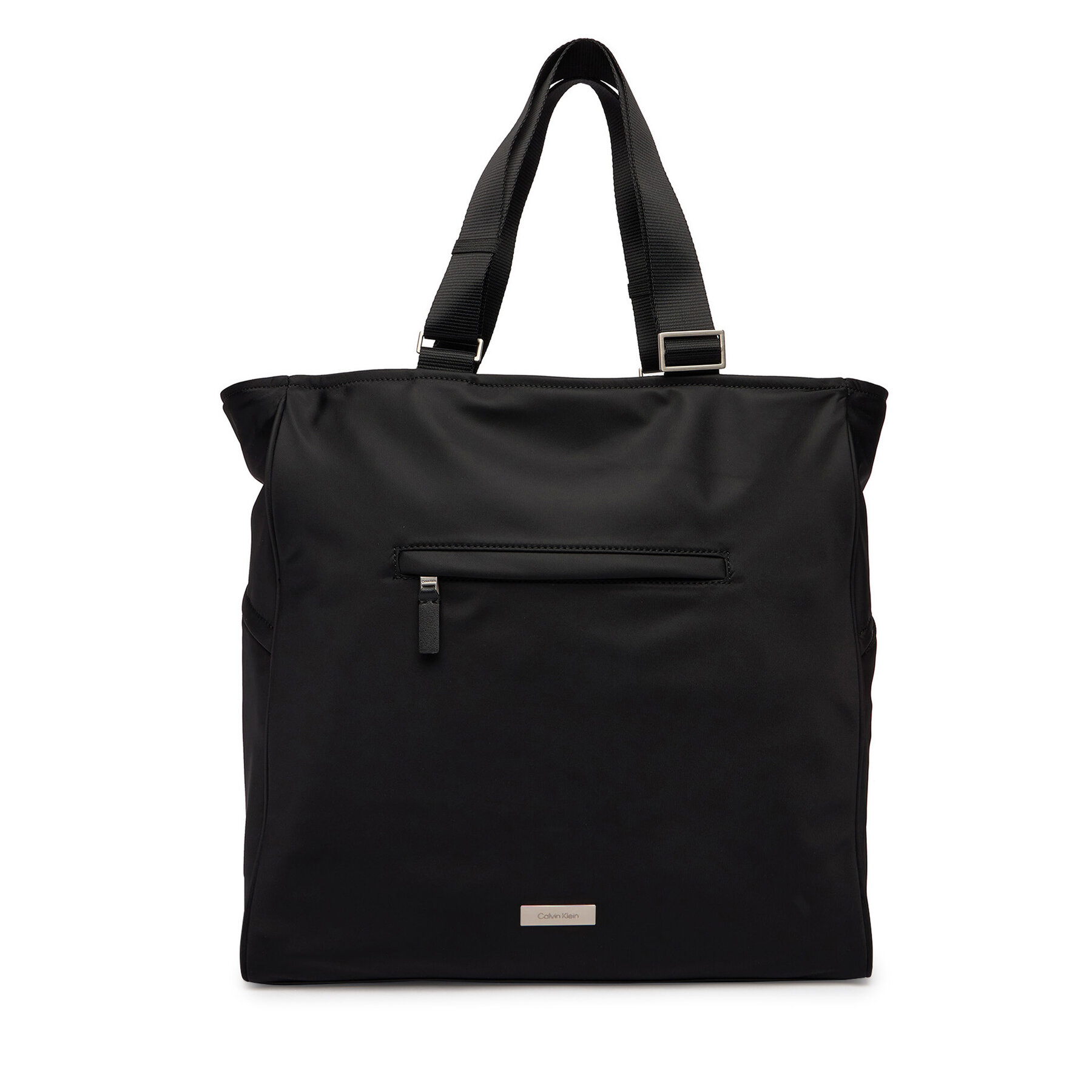 Geantă Calvin Klein Sleek Pocket Tote LV04D3340G Negru