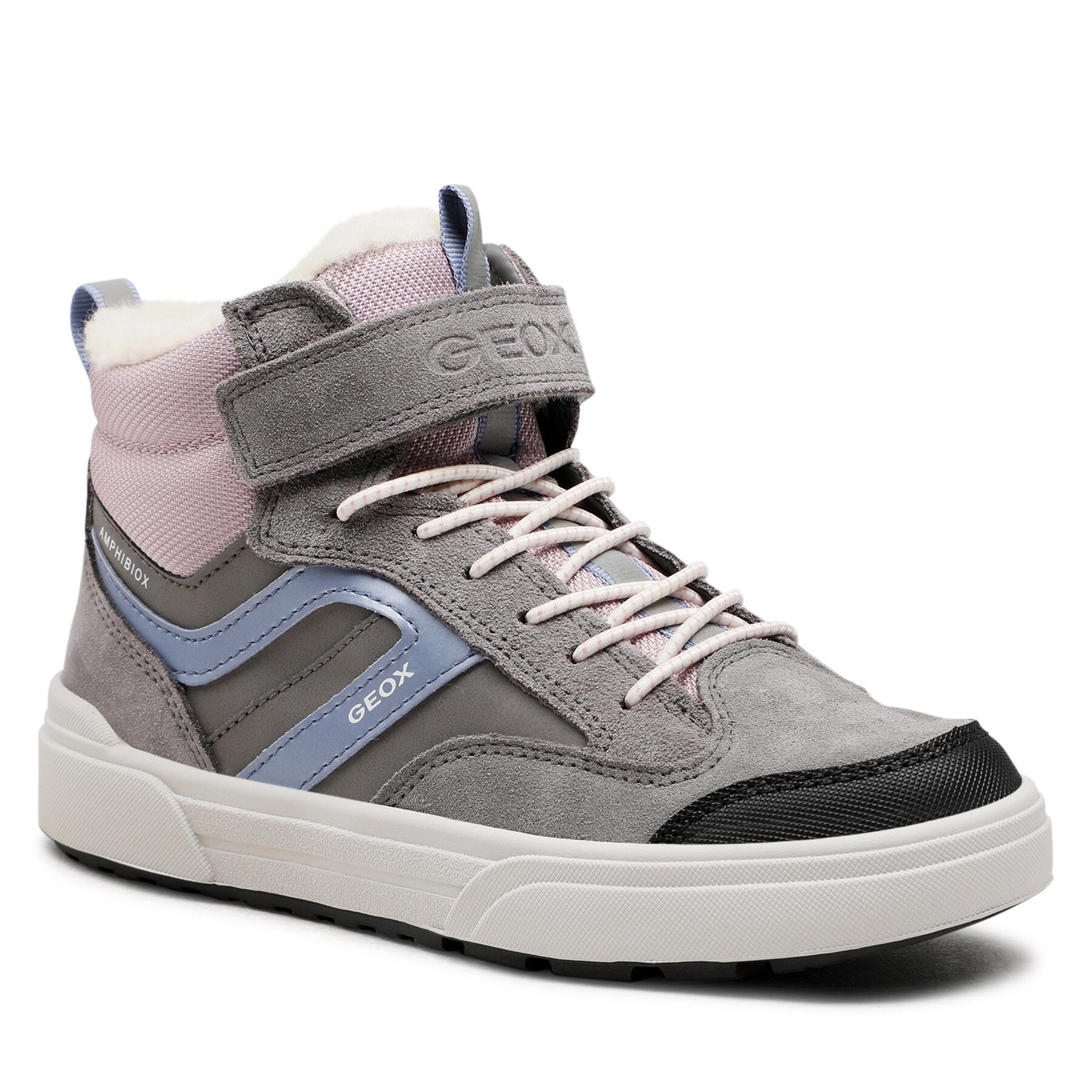 Gležnjarji Geox J Weemble G. B J260LA 0ME22 C0502 D Grey/Pink