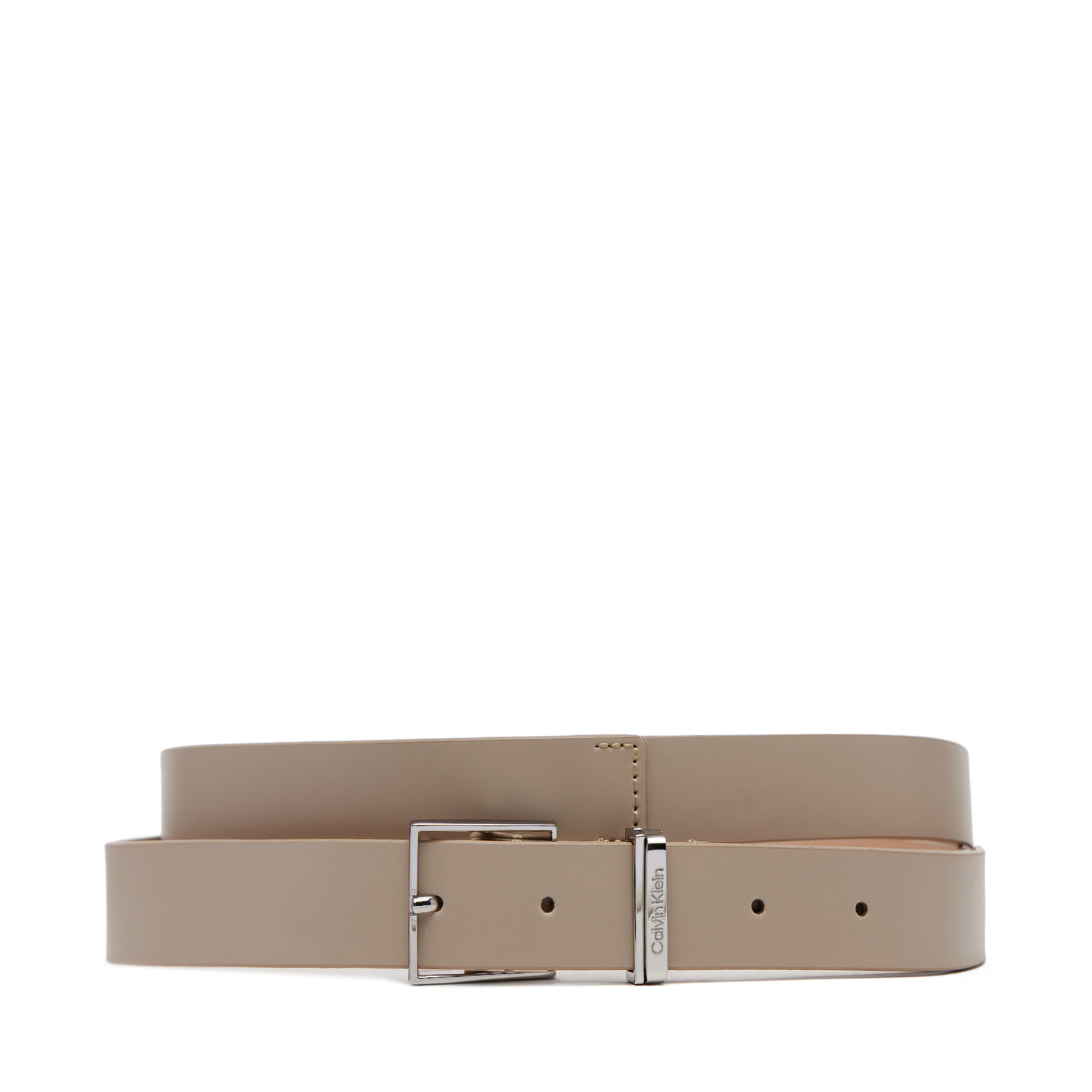 Dámsky opasok Calvin Klein Branded Loop Square Belt 2.5 K60K612866 Béžová