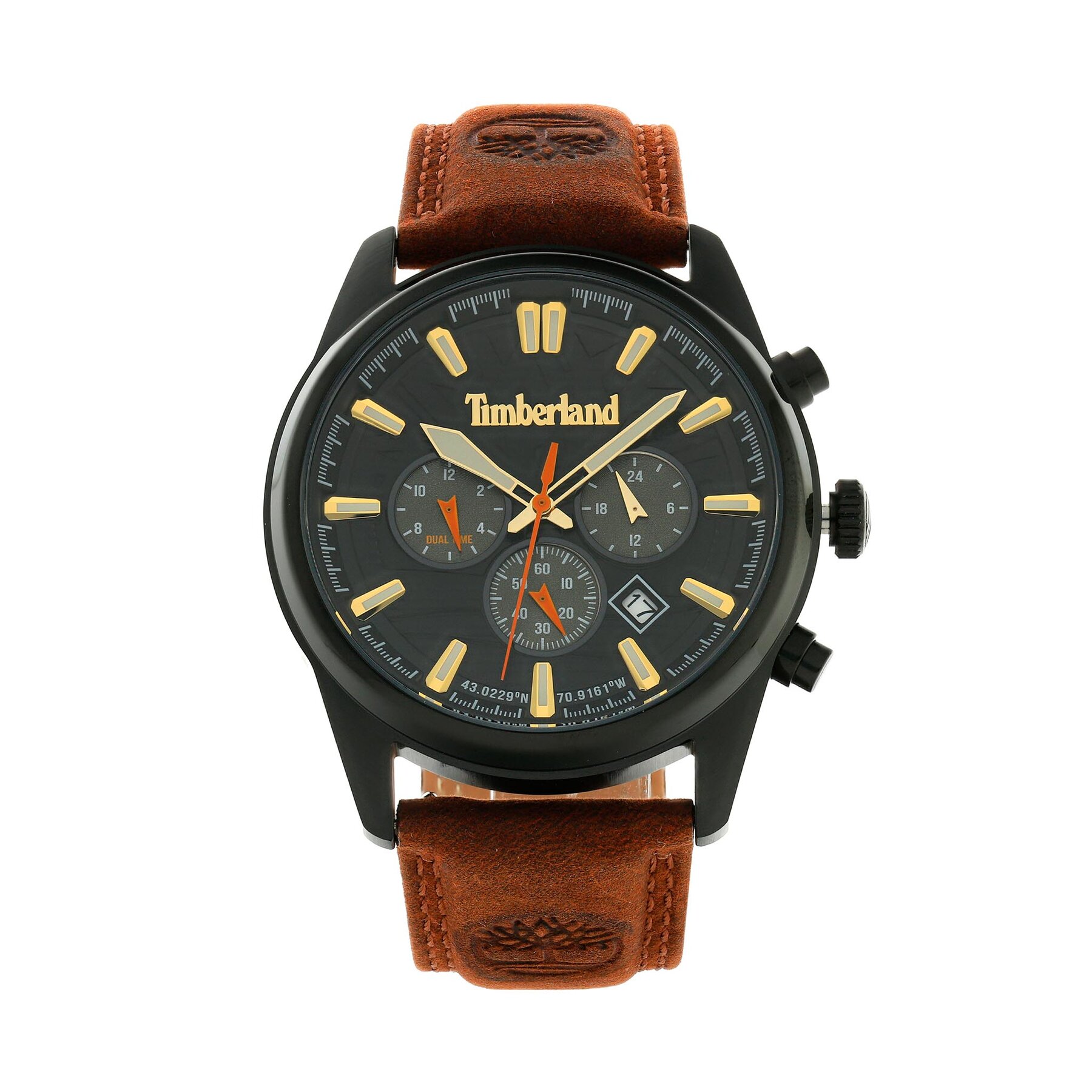 

Годинник Timberland Northbridge TDWGF0009603 Black/Brown, Чорний