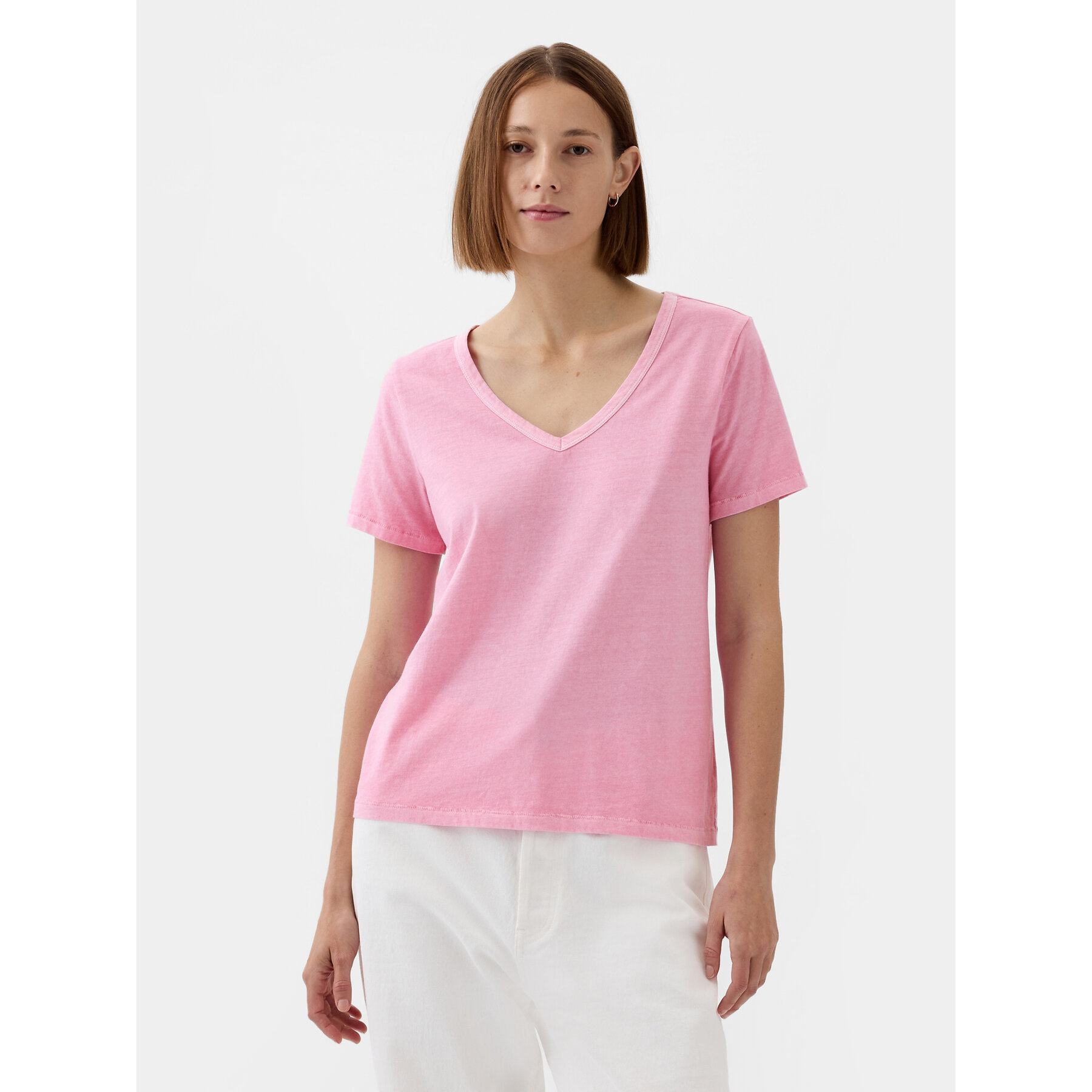 Gap T-shirt 740140-67 Rosa Regular Fit