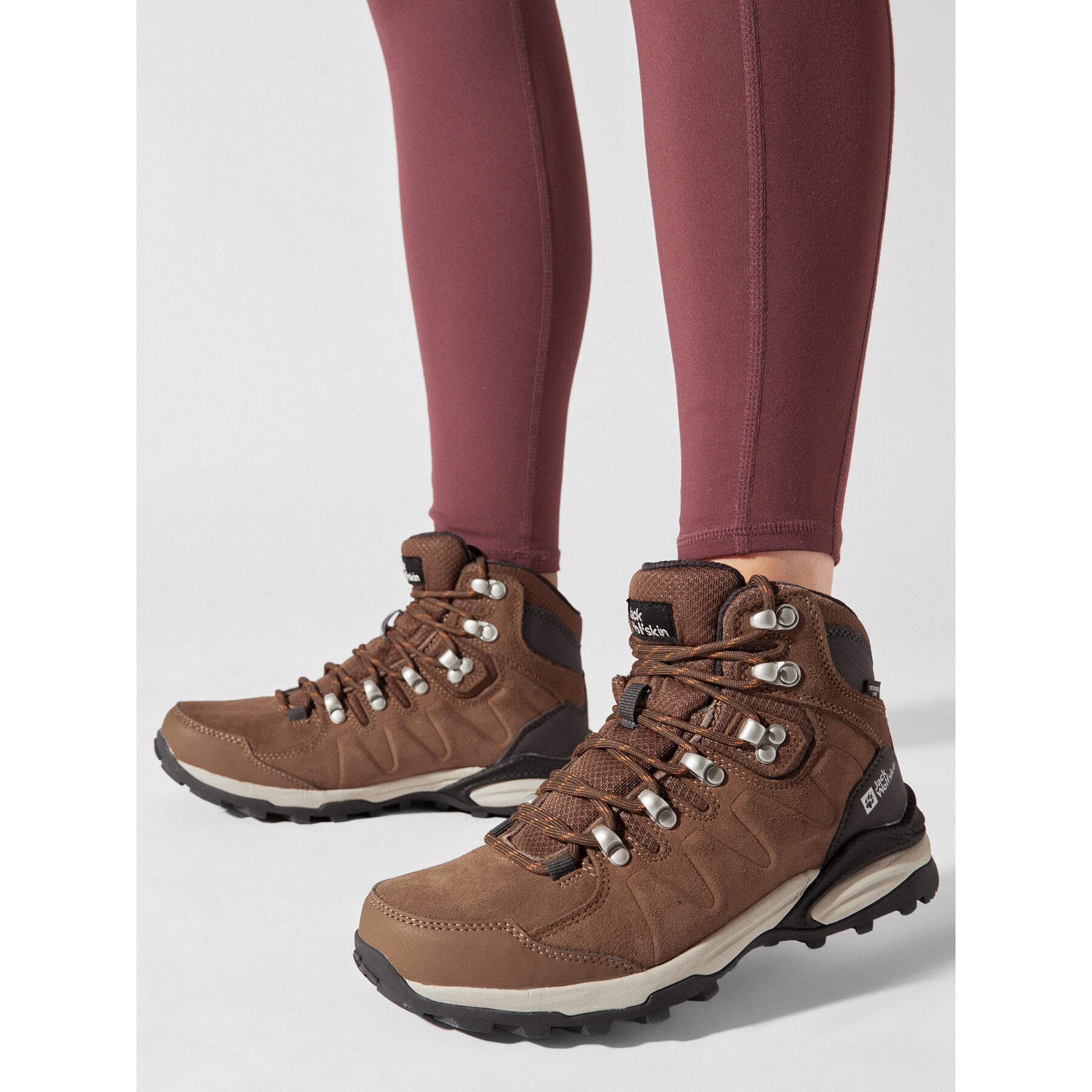 Trekkings Jack Wolfskin Refugio Texapore Mid W 4050871 Maro