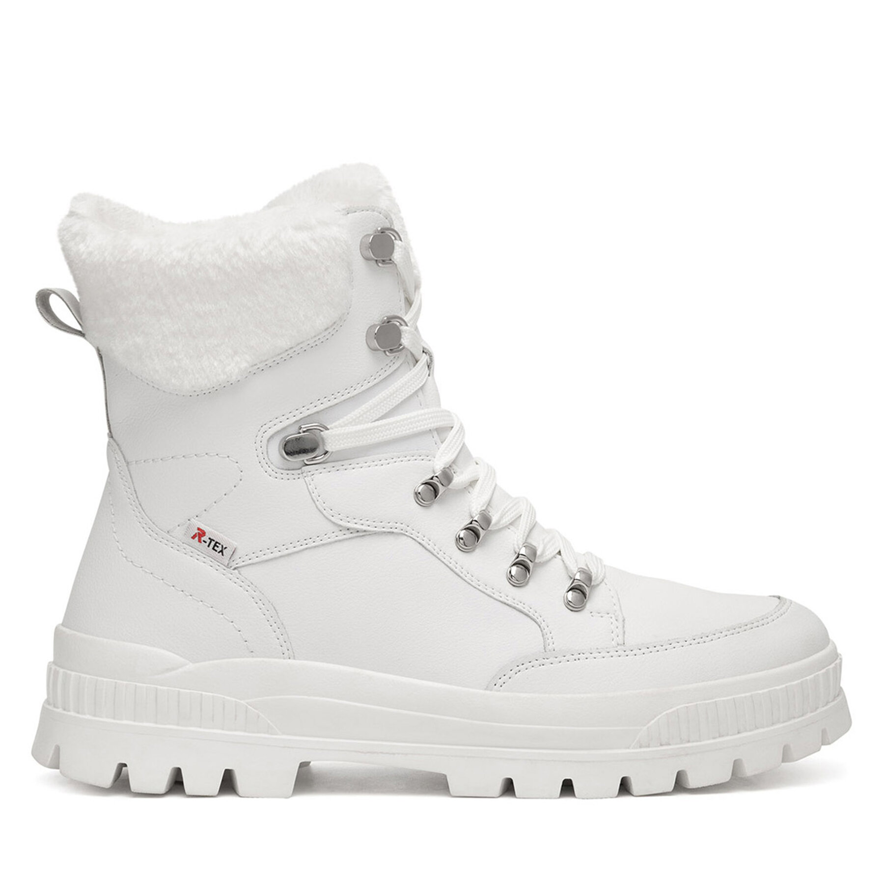 Šnurovacia obuv Rieker Revolution Lifestyle W2174-80 Biela
