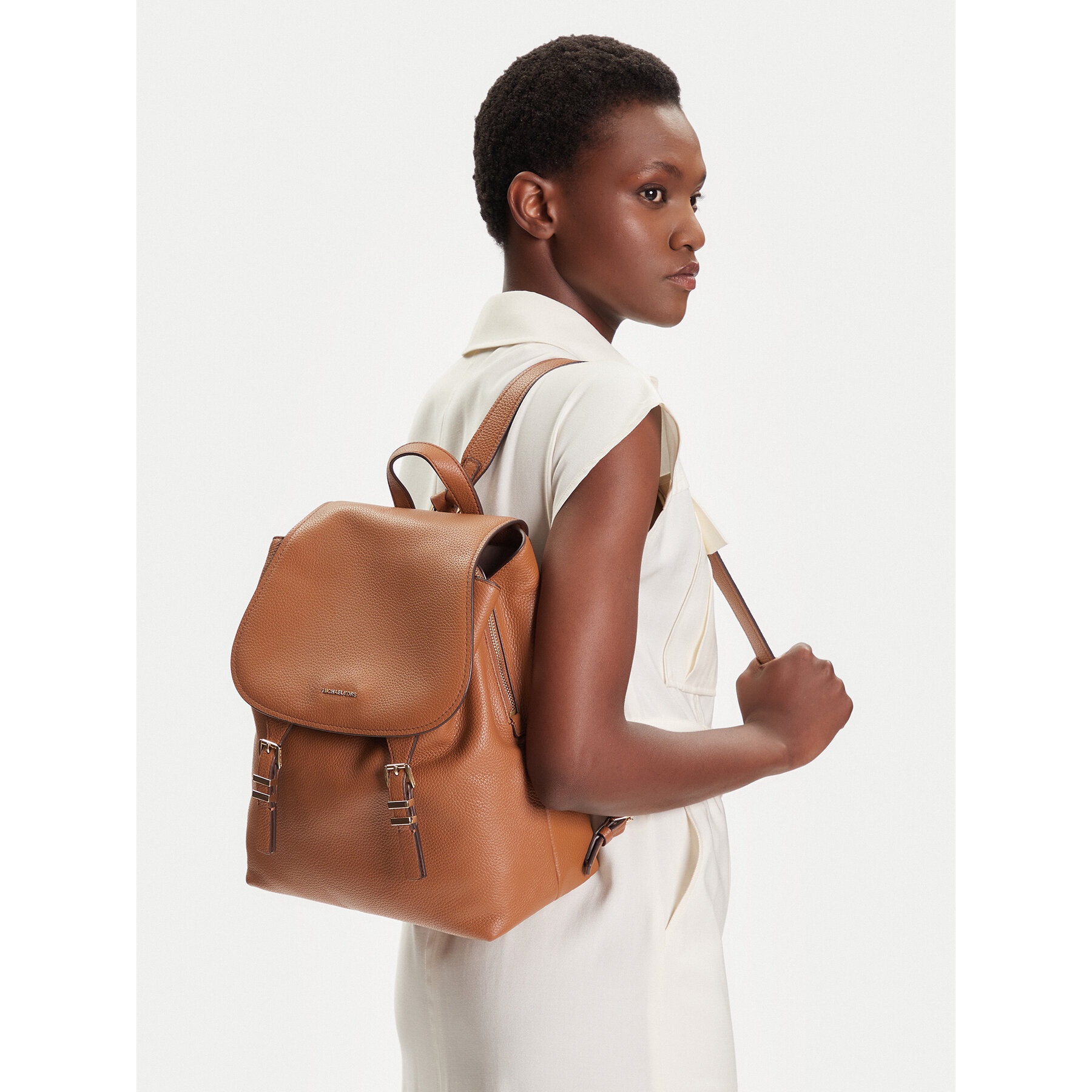 Раница MICHAEL Michael Kors Quinn 30T5GQNB2L Кафяв