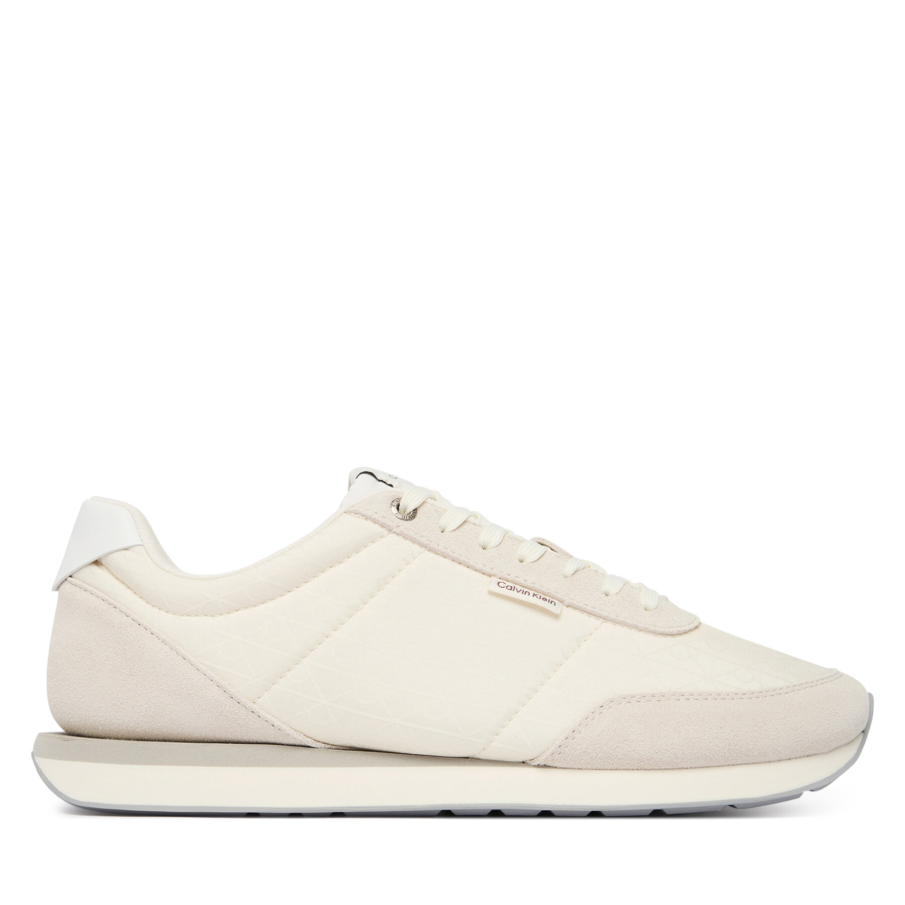 Tenisice Calvin Klein Retro Runner Ripstop Aop Ny HM0HM02140 Écru